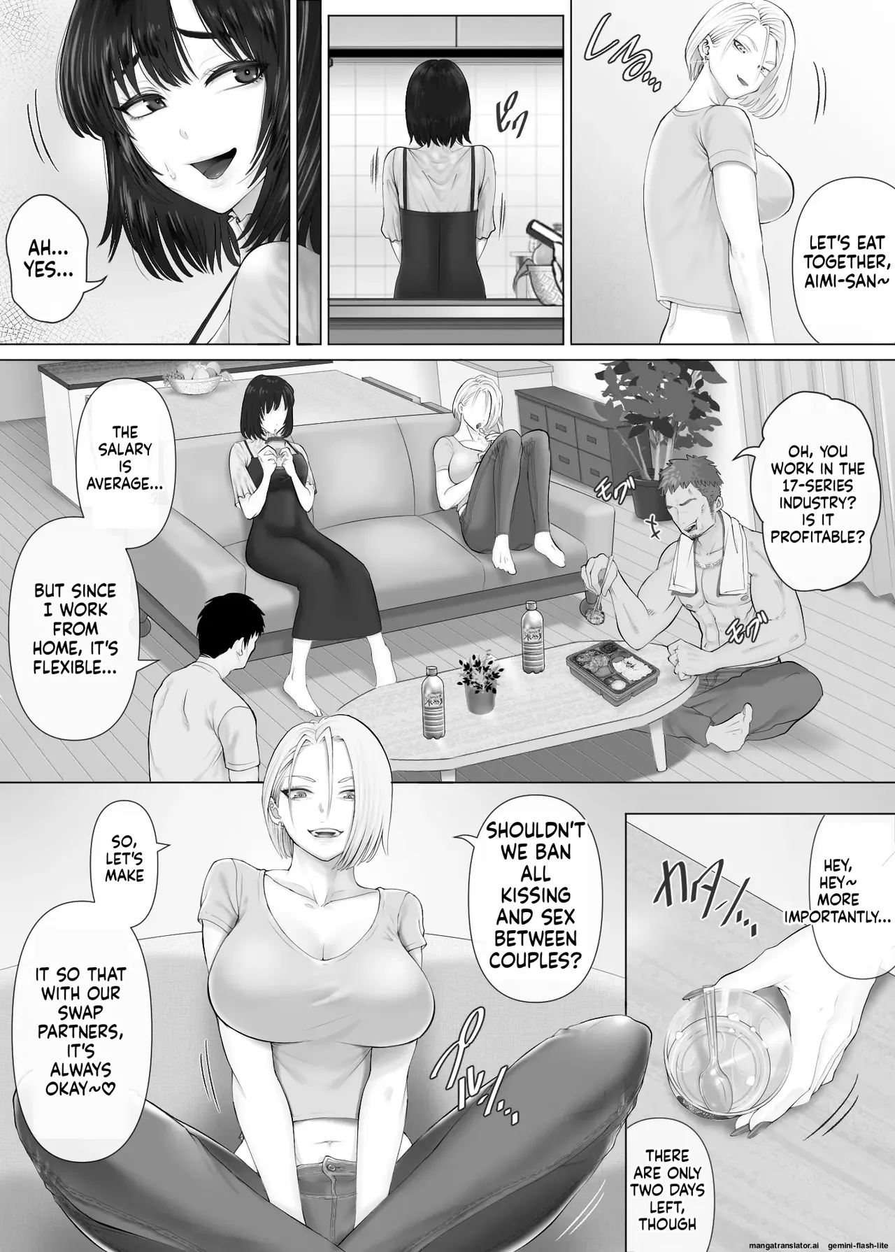 LeveChi na Swapping 3 ~Honrosareru Fuufu Hen~ page 21