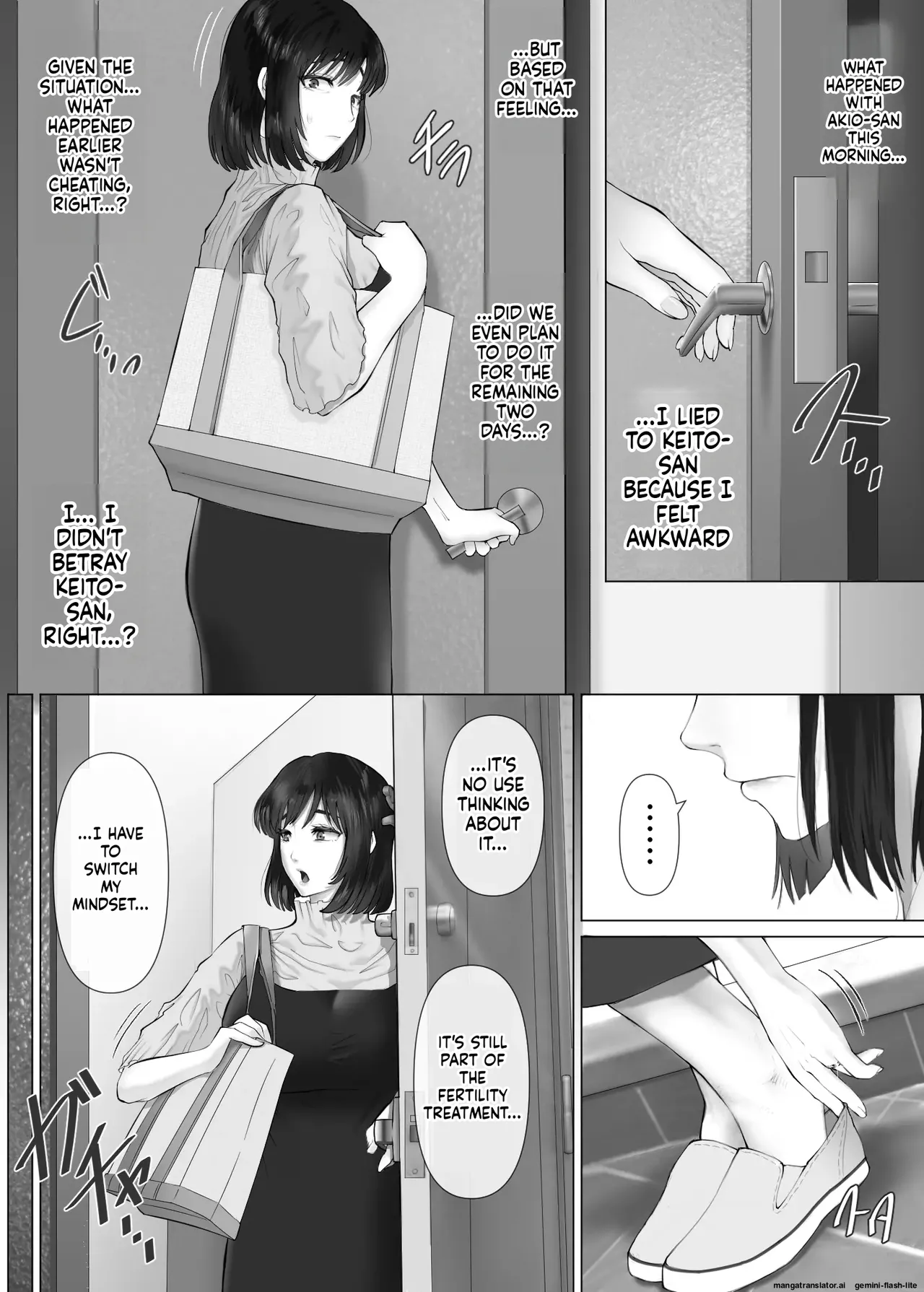 LeveChi na Swapping 3 ~Honrosareru Fuufu Hen~ page 24