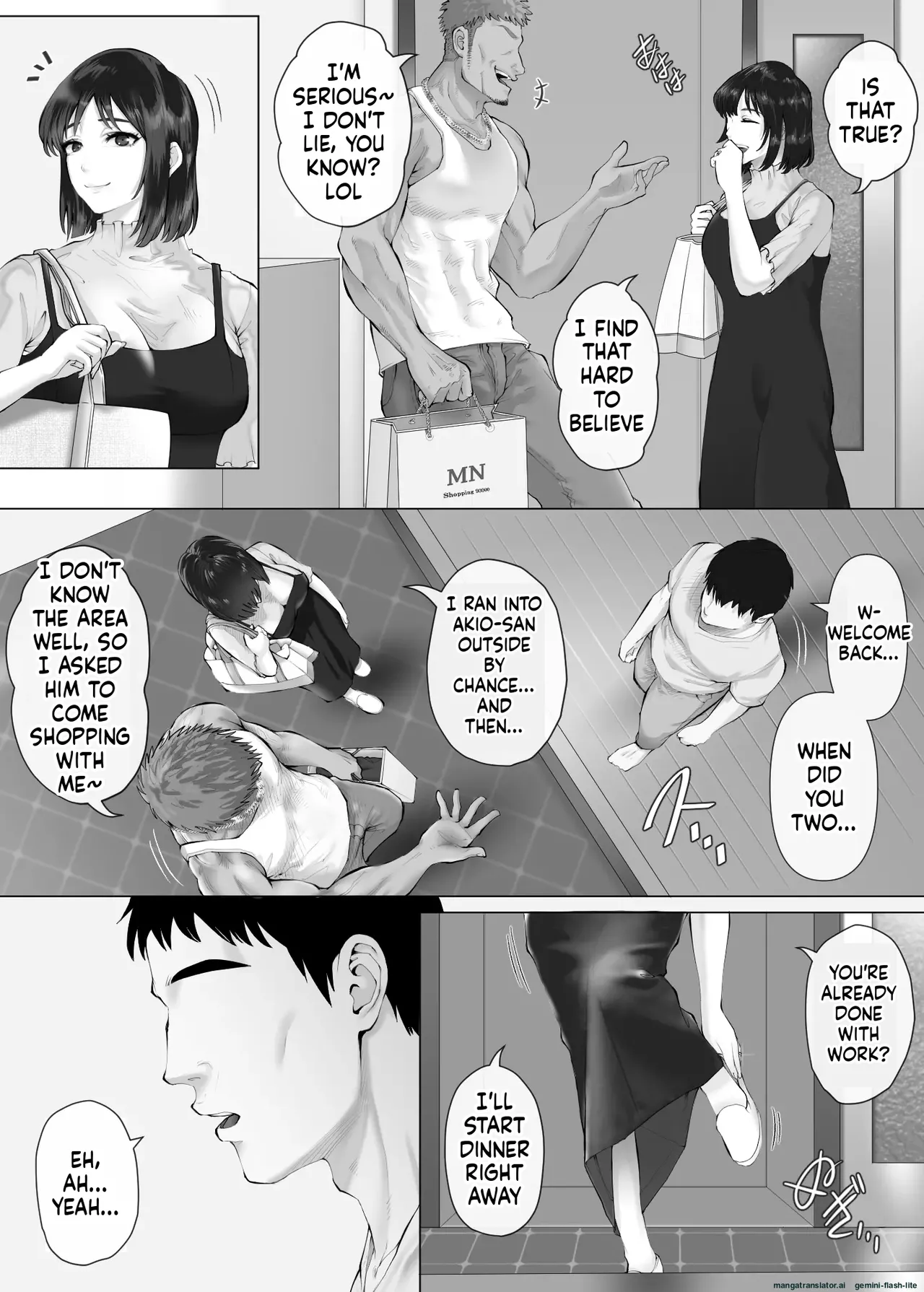 LeveChi na Swapping 3 ~Honrosareru Fuufu Hen~ page 28