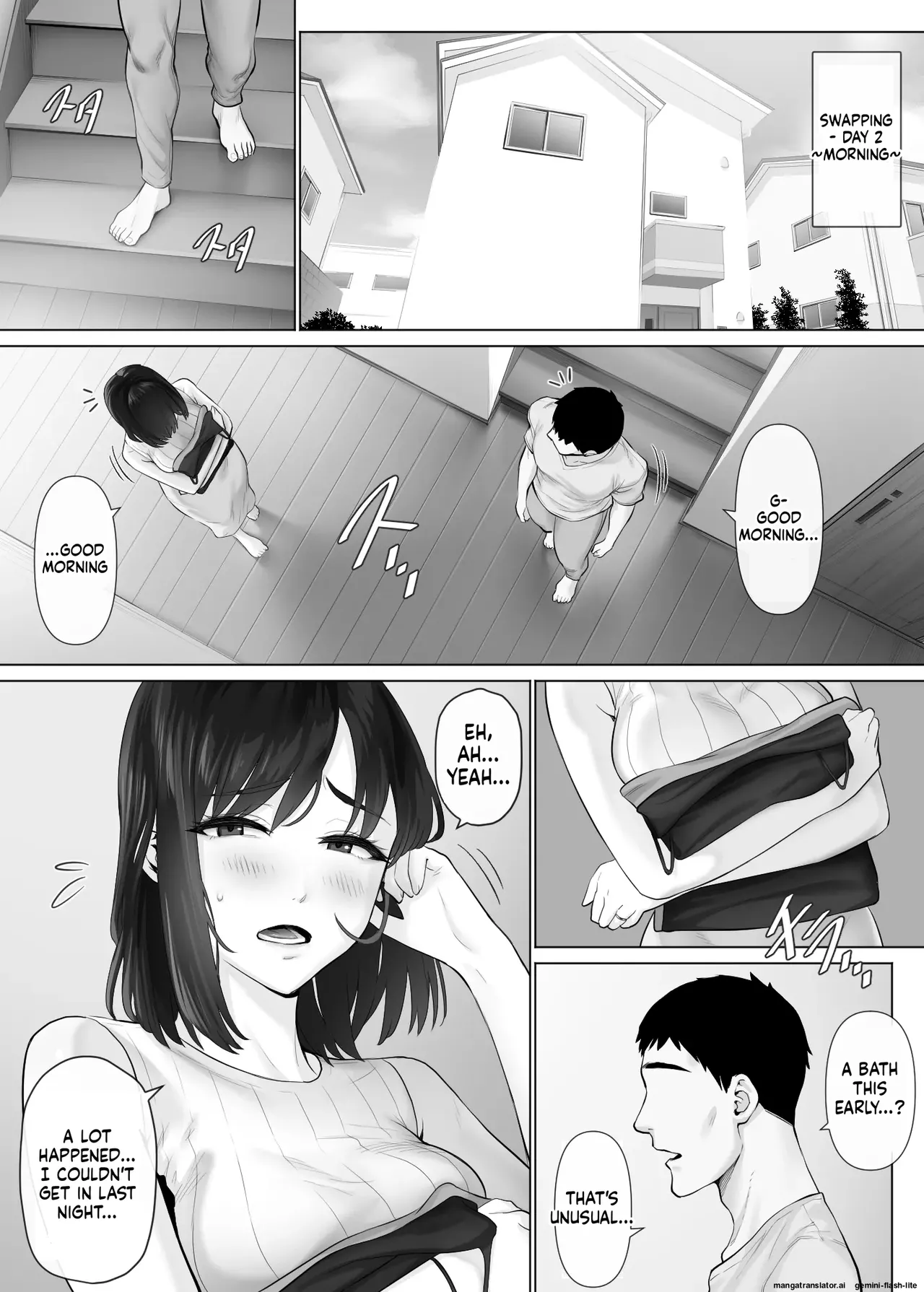 LeveChi na Swapping 3 ~Honrosareru Fuufu Hen~ page 3