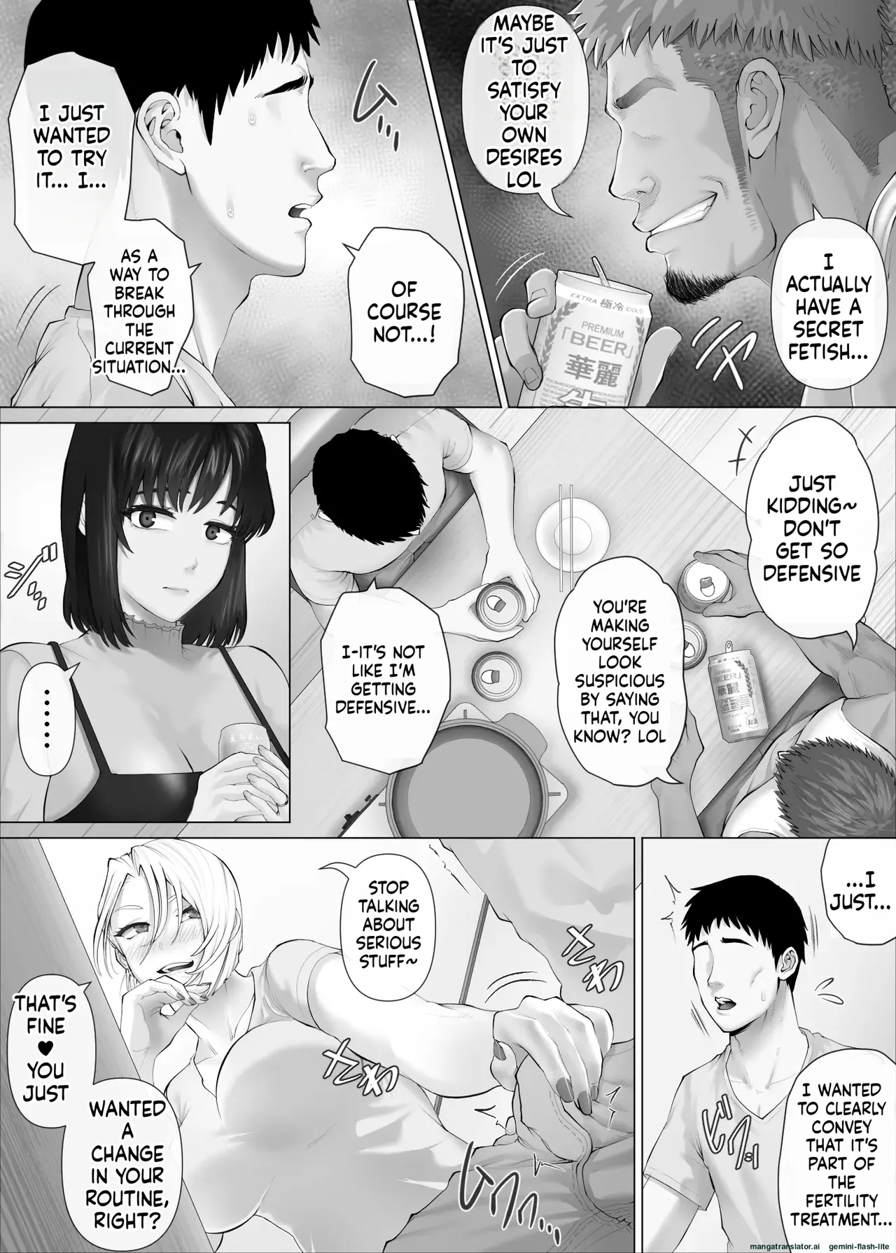 LeveChi na Swapping 3 ~Honrosareru Fuufu Hen~ page 36
