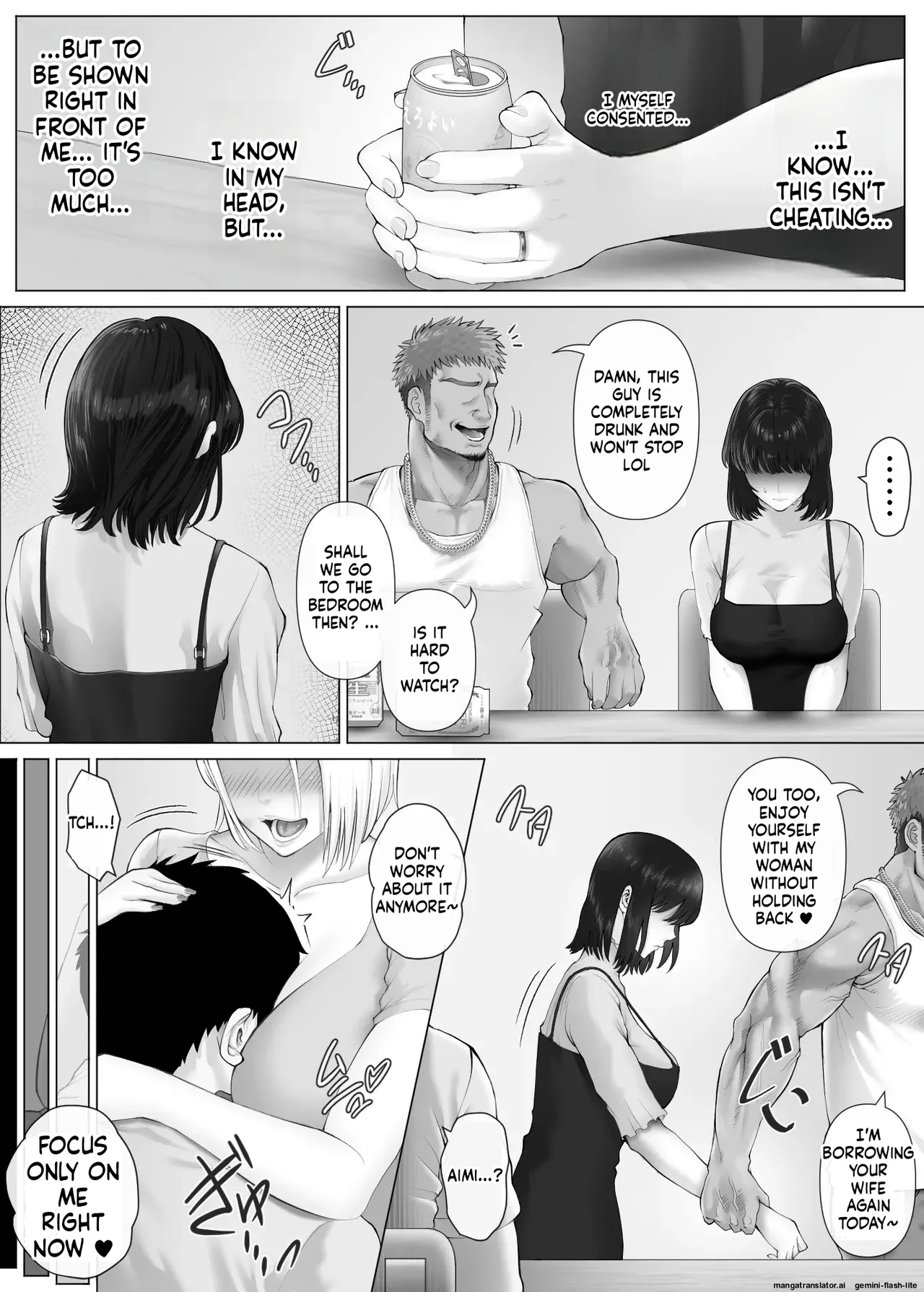 LeveChi na Swapping 3 ~Honrosareru Fuufu Hen~ page 38