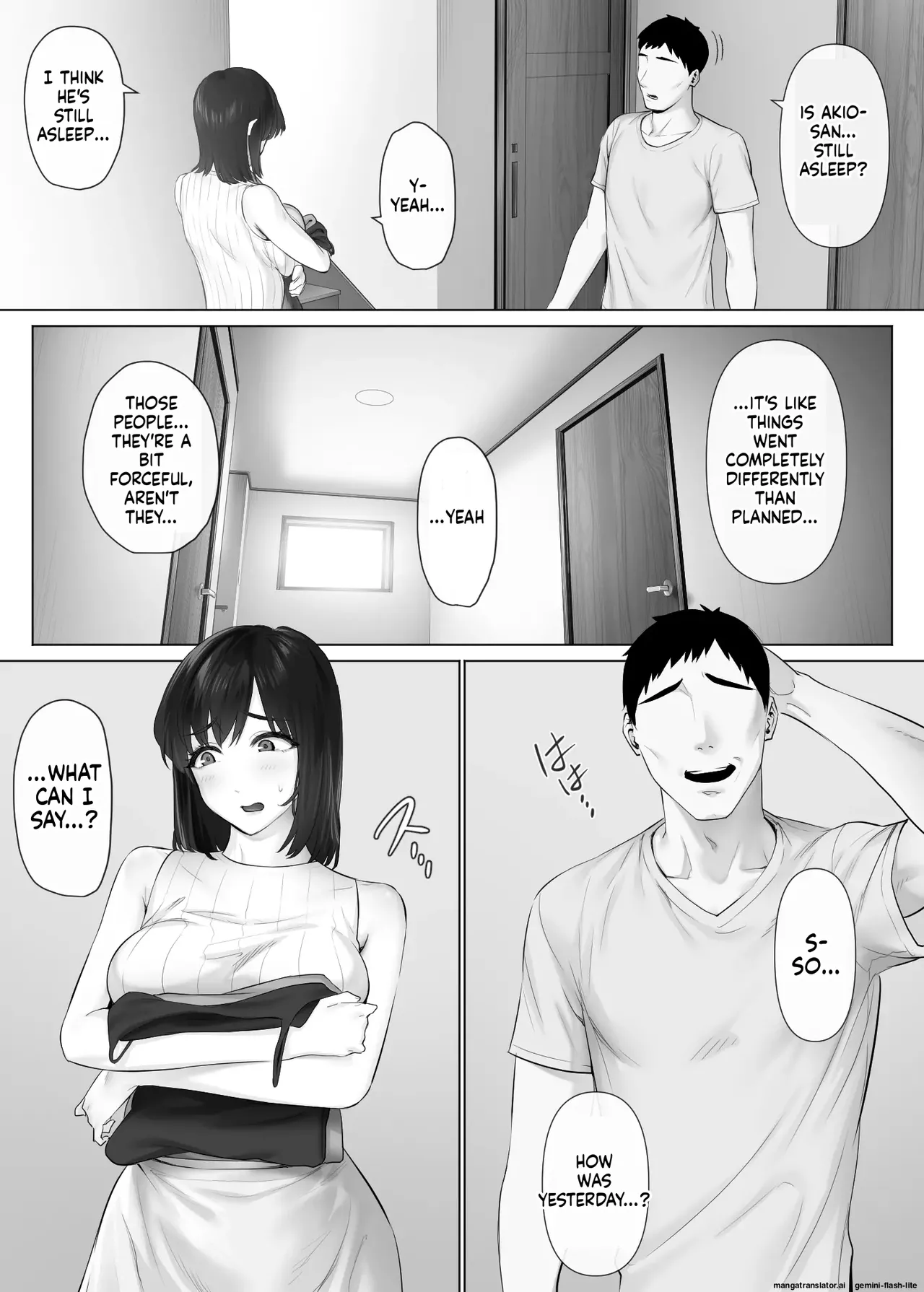 LeveChi na Swapping 3 ~Honrosareru Fuufu Hen~ page 4