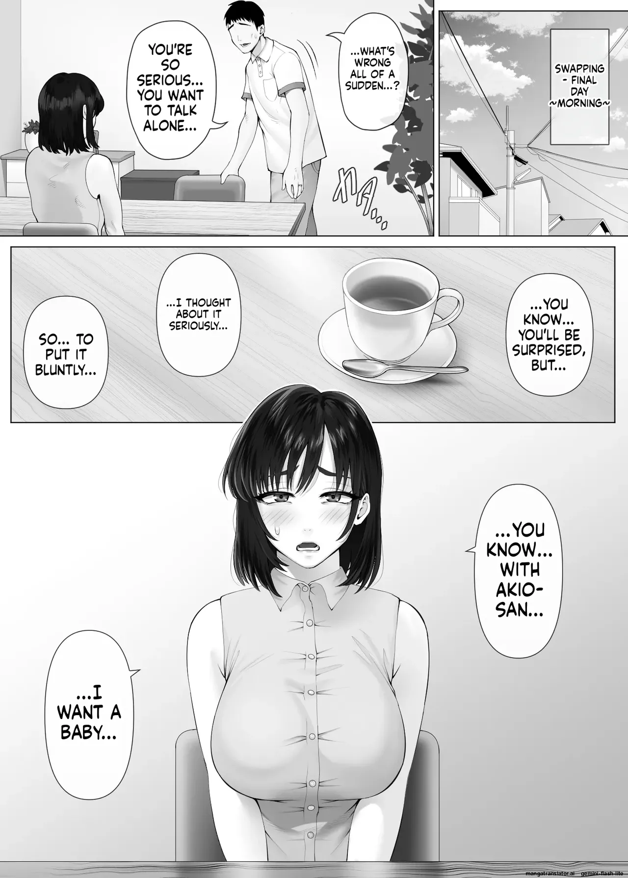 LeveChi na Swapping 3 ~Honrosareru Fuufu Hen~ page 68