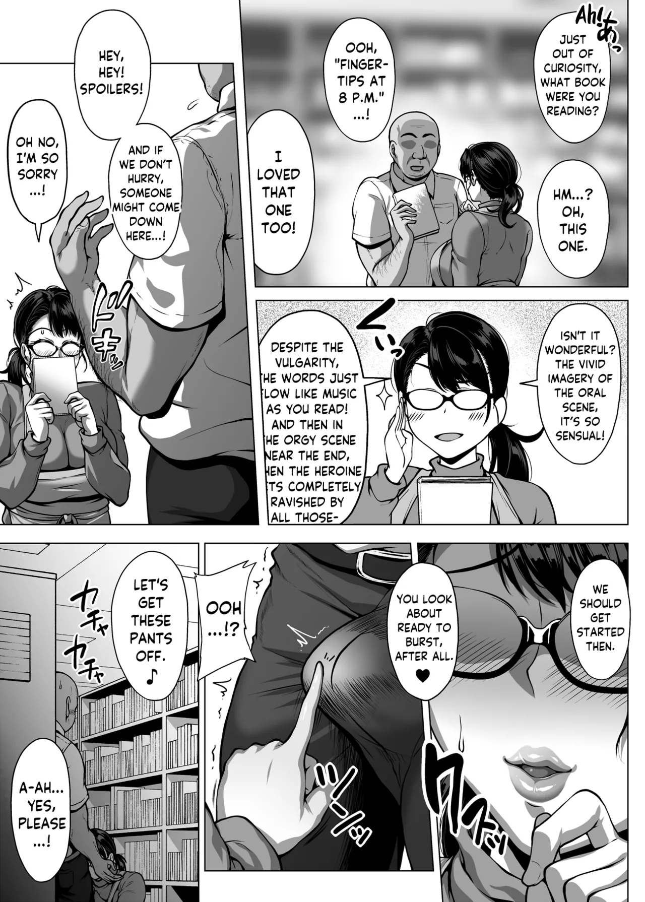 Lewd Librarian: Pussy for Loan page 10