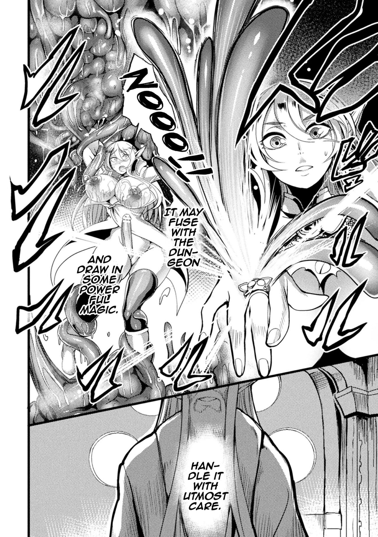 Lewd Trap Dungeon! The Elf Hunting Tentacle Hole Ep.1-3 page 56