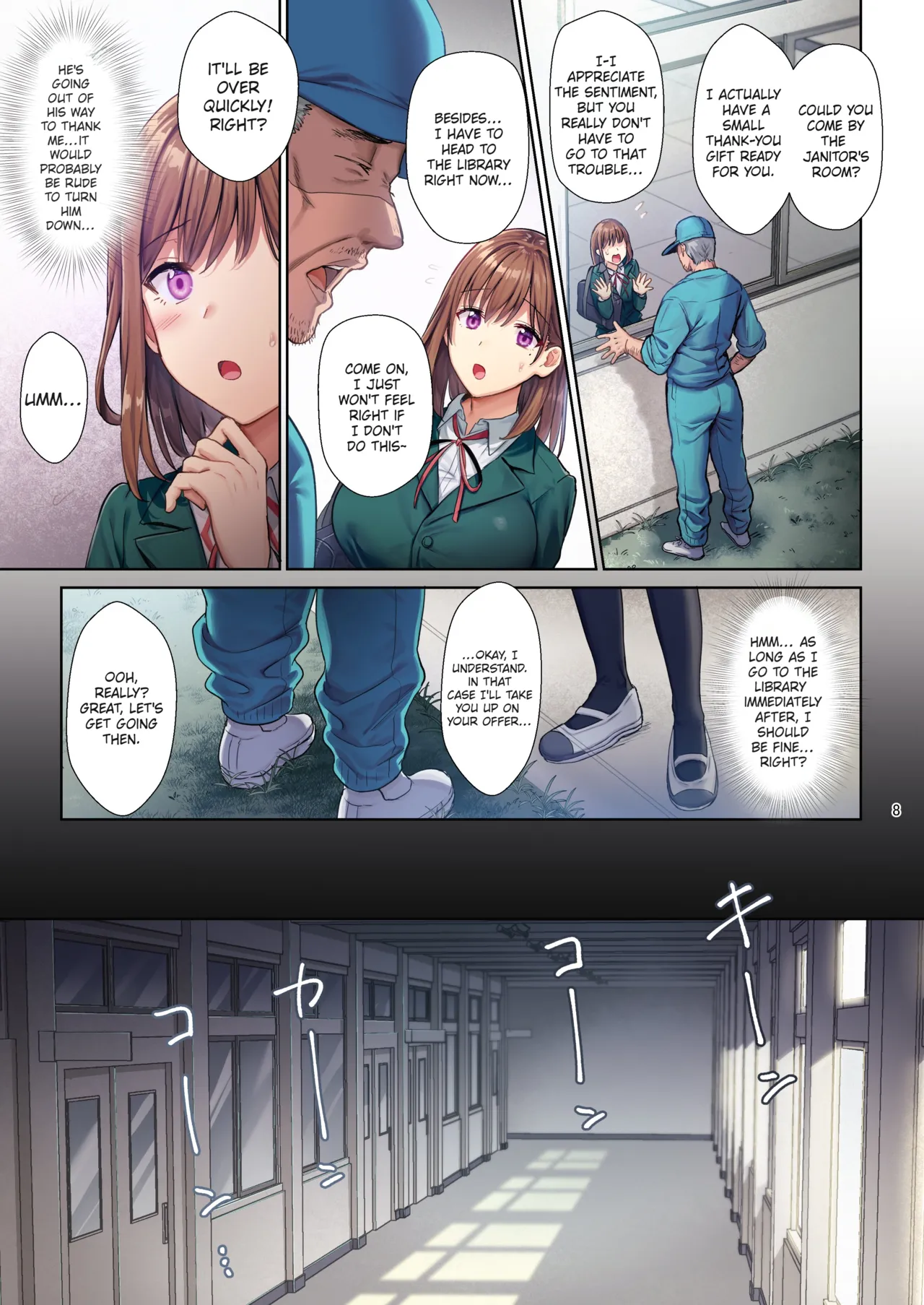 Library Girlfriend: Descent into Depravity page 9
