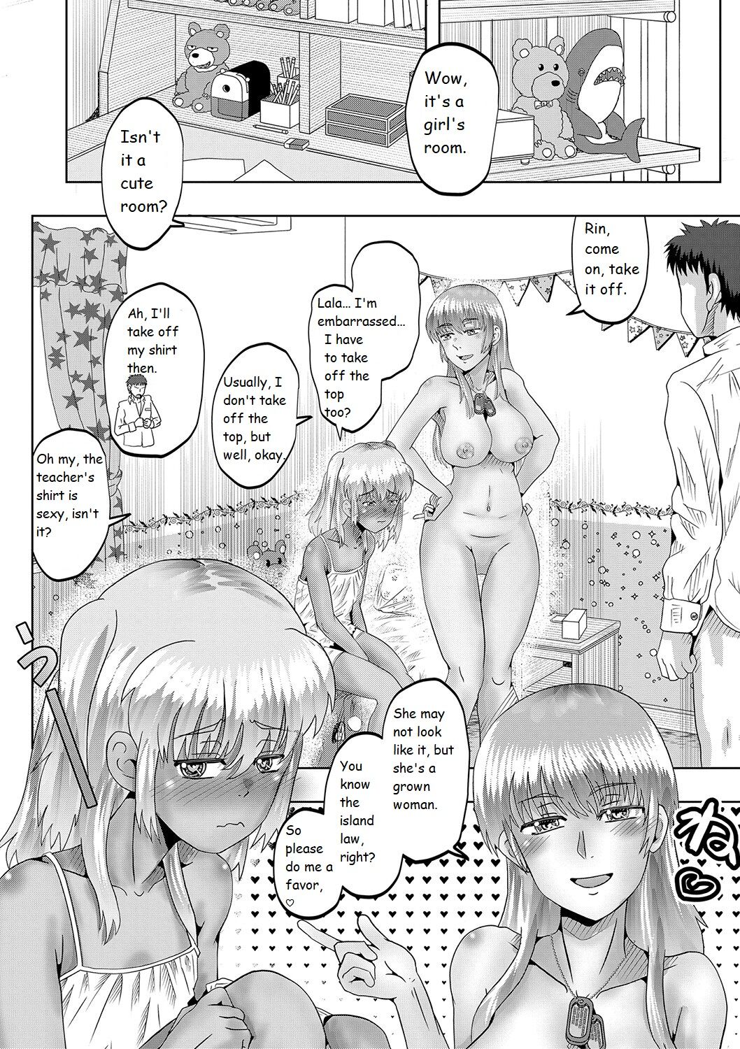 Little Girl Harem Impregnation Island page 87