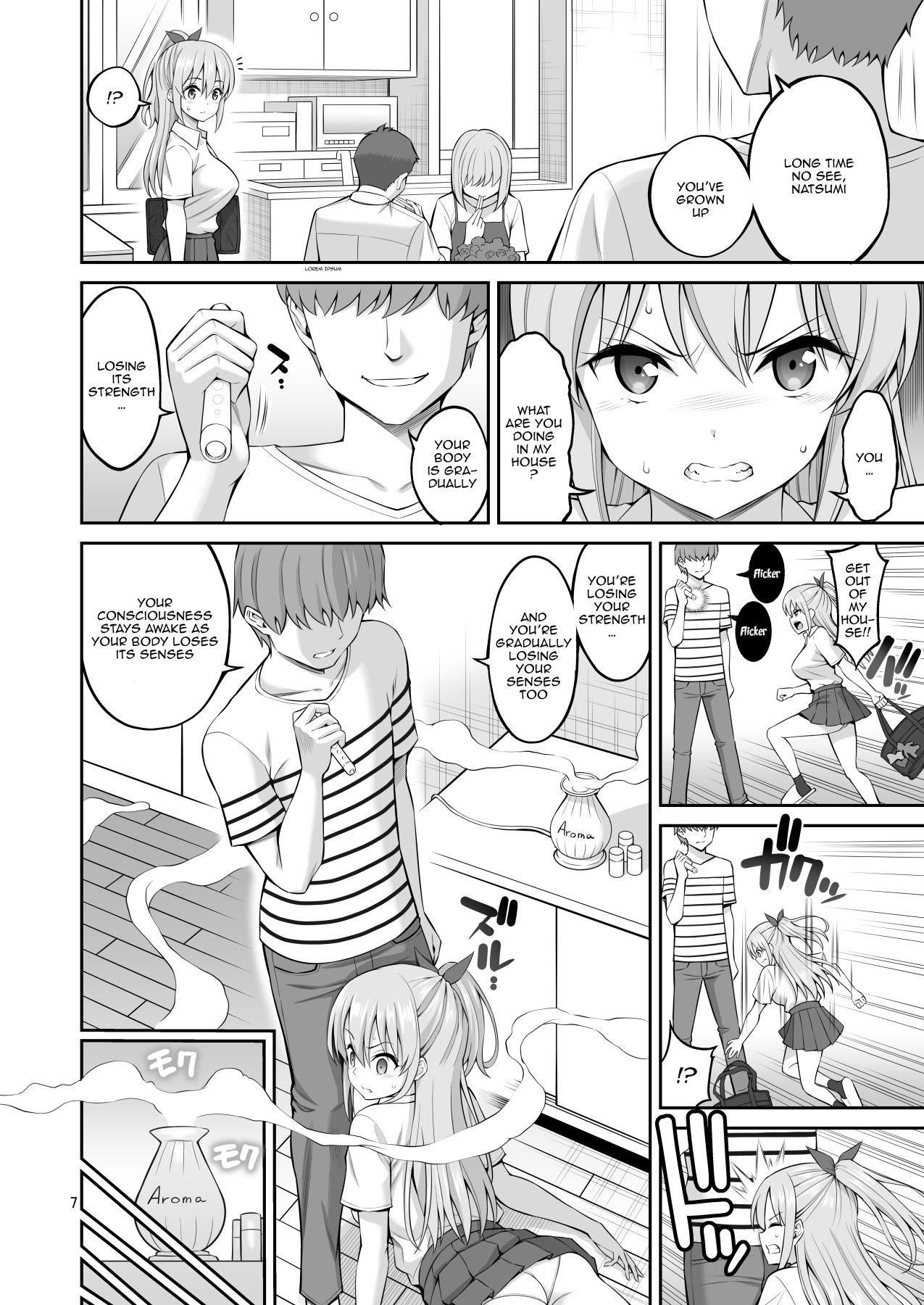 Little Sister Hypno Development "I Can't Move My Body!!" page 7