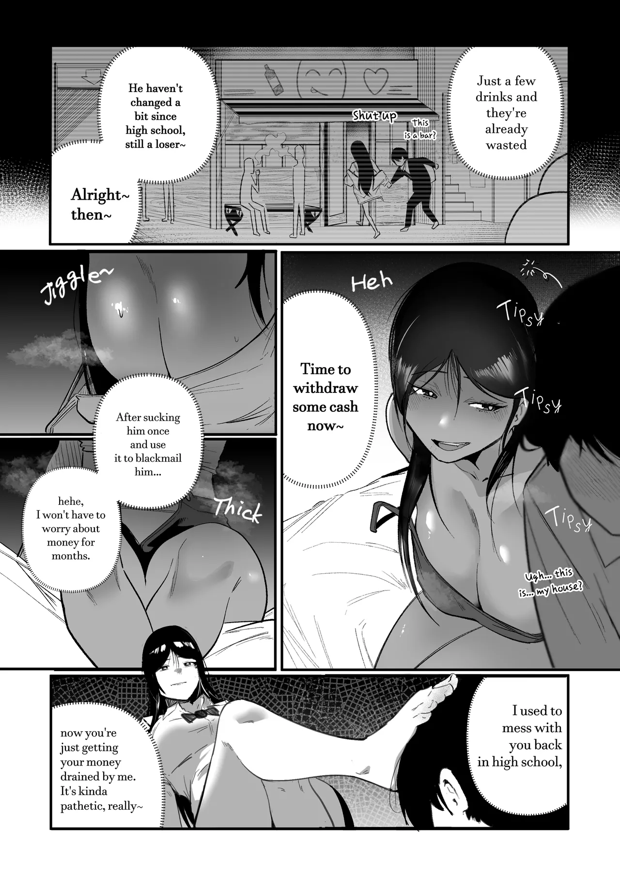 Living together with the buxom female bully! page 10