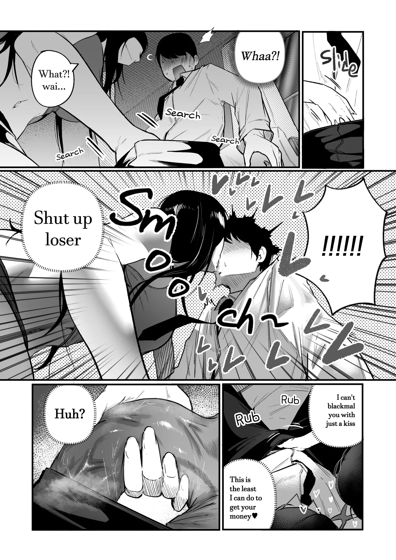 Living together with the buxom female bully! page 13