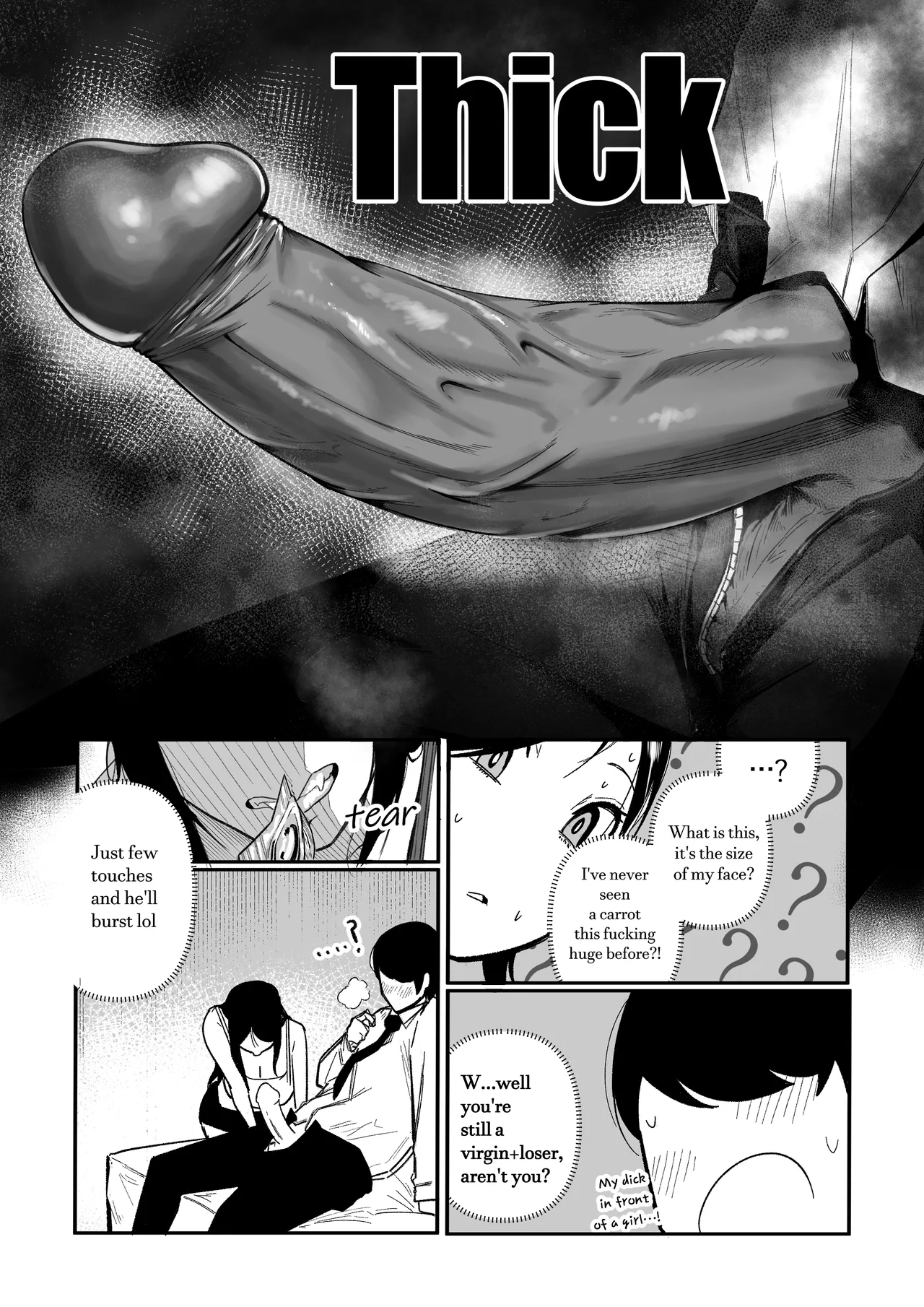 Living together with the buxom female bully! page 14