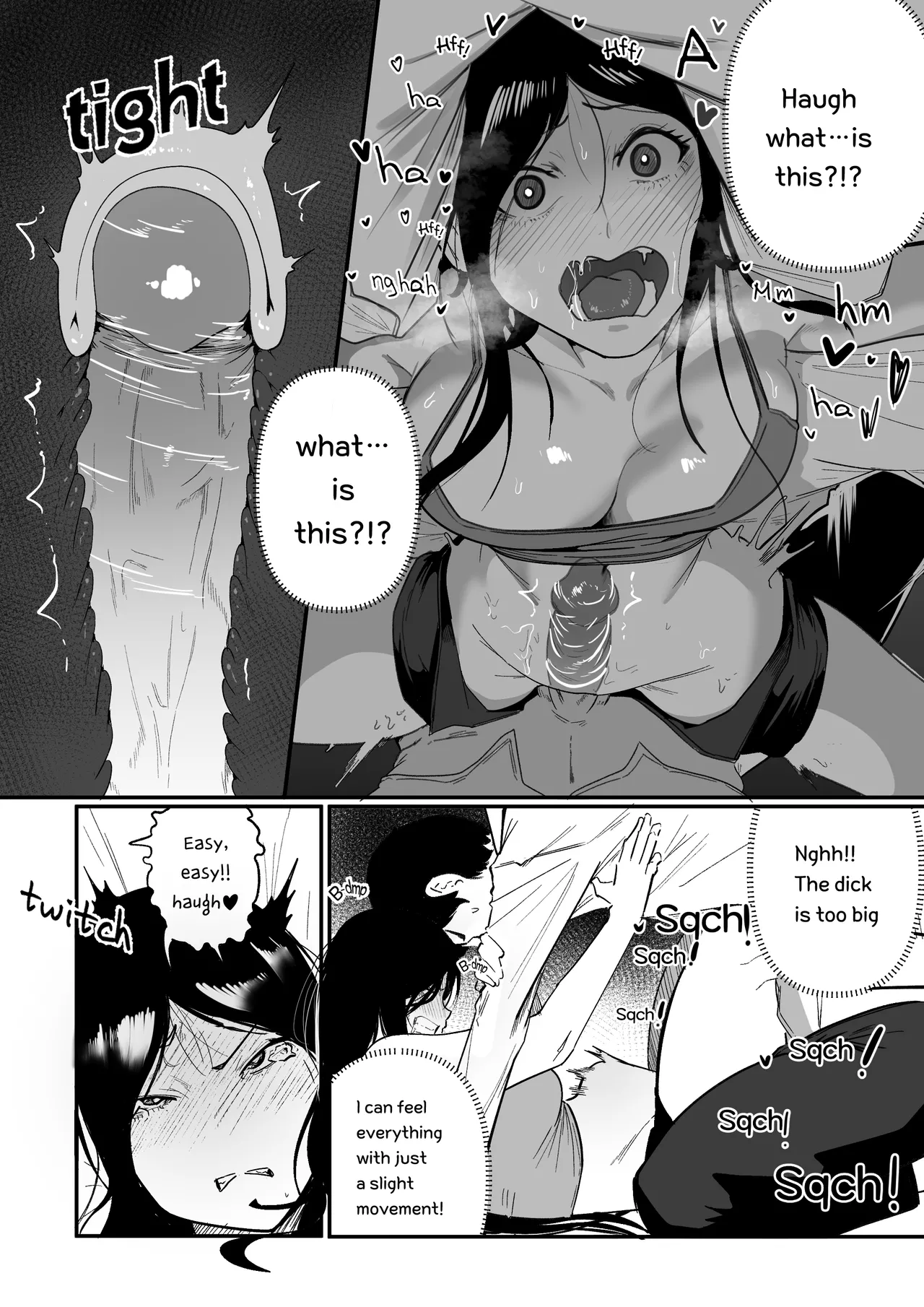Living together with the buxom female bully! page 18