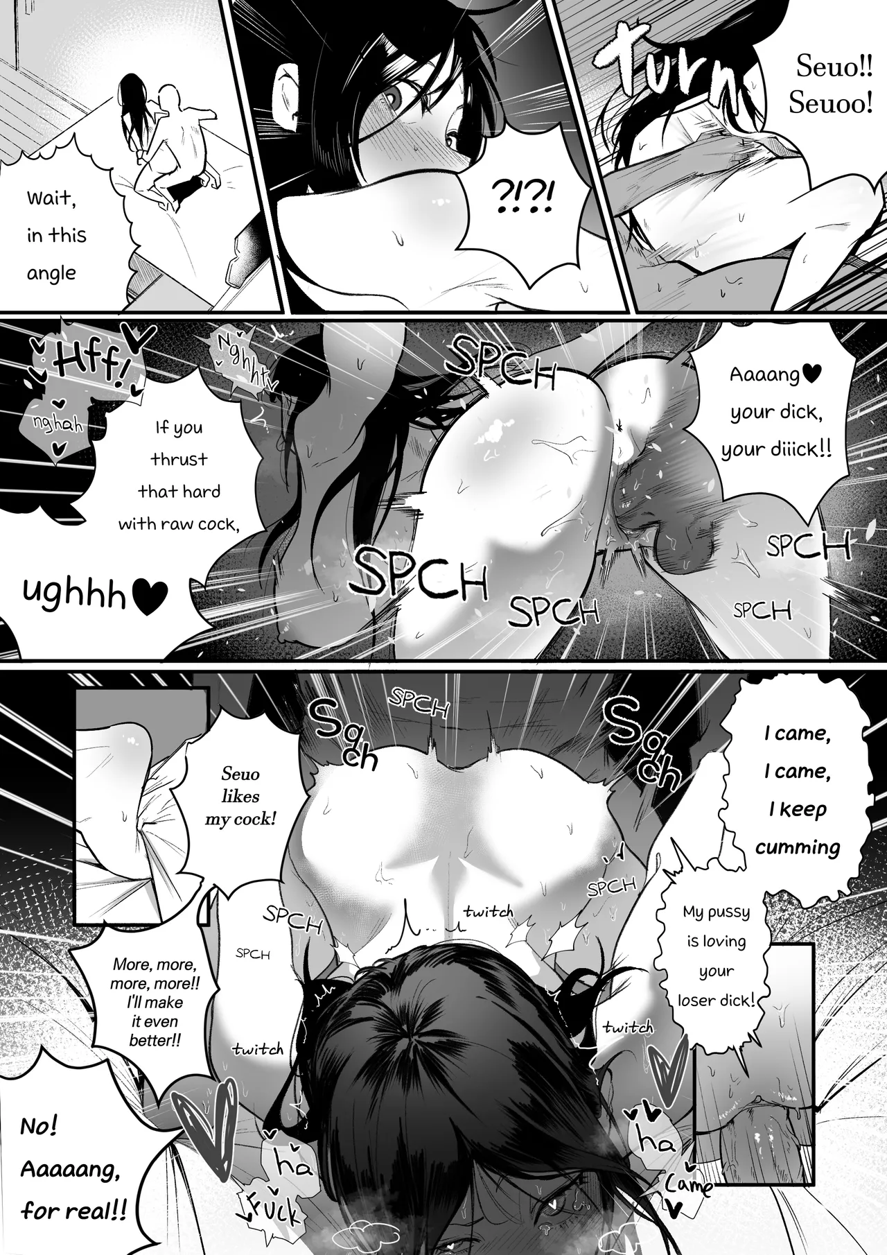 Living together with the buxom female bully! page 26