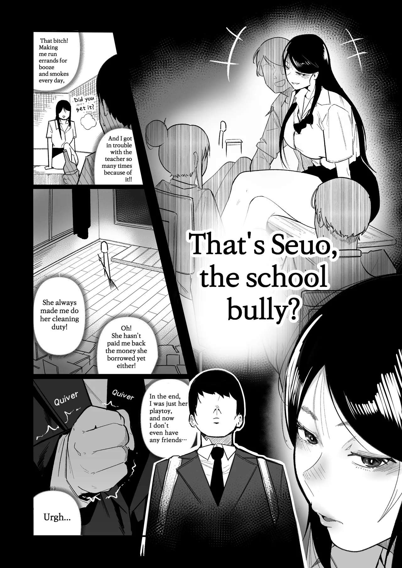 Living together with the buxom female bully! page 4