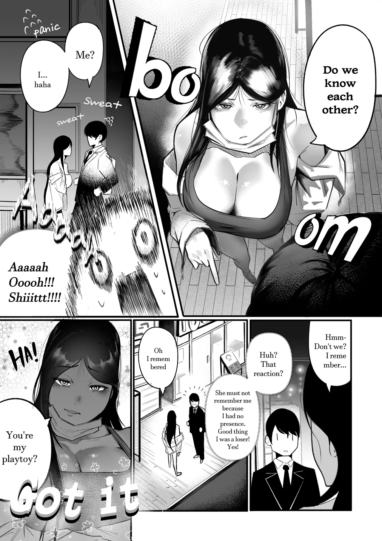 Living together with the buxom female bully! page 6