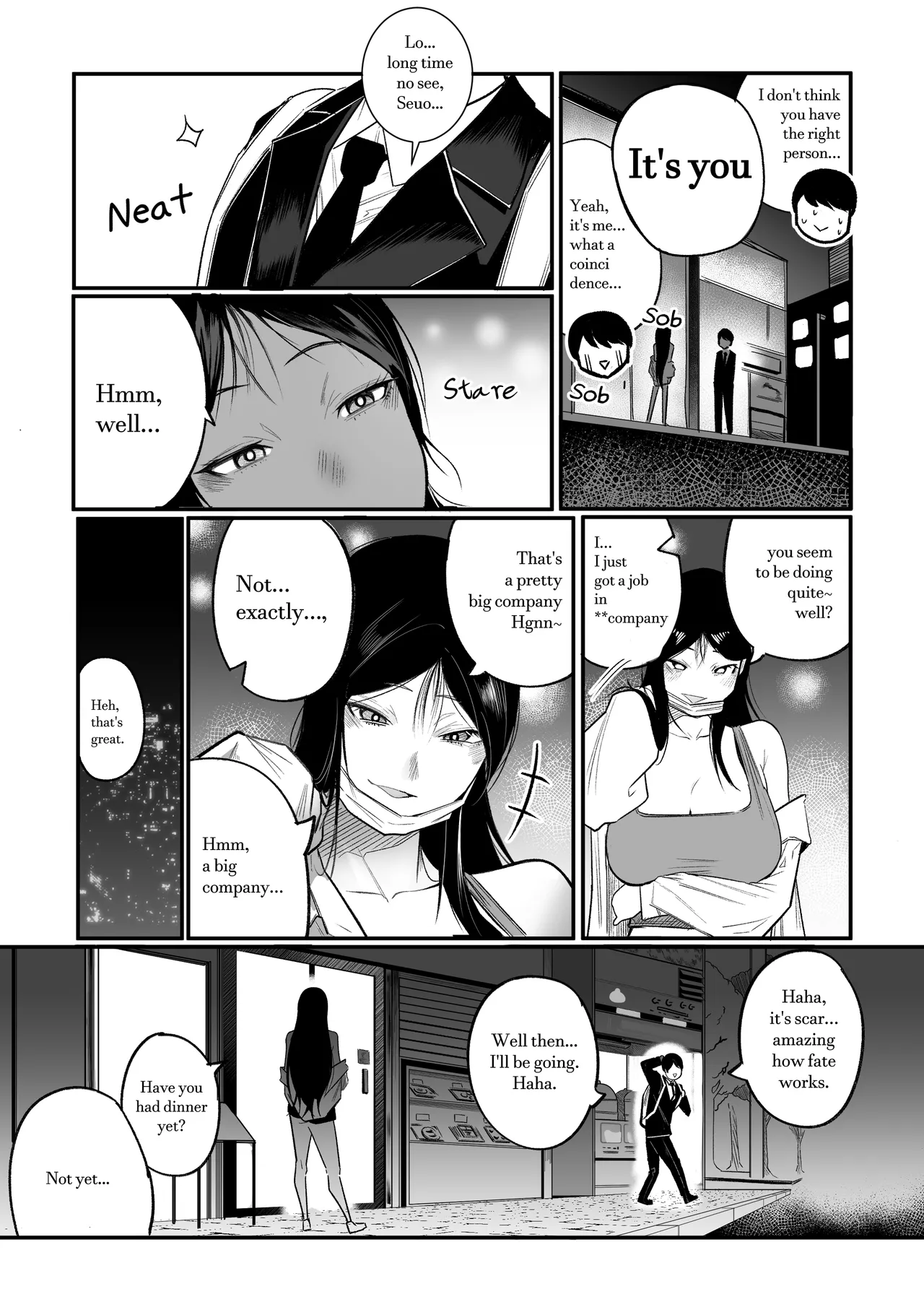 Living together with the buxom female bully! page 7