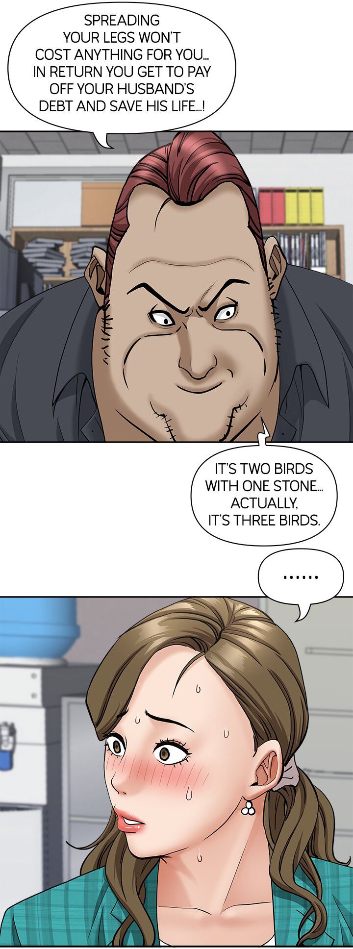 Living with a MILF - Side Story: Mrs. Choi tries to pay off the debt page 129