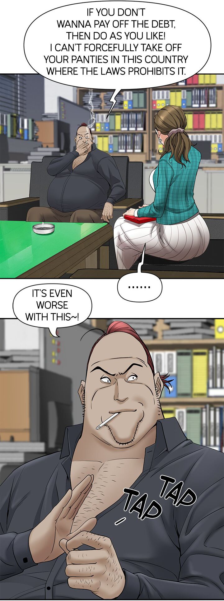 Living with a MILF - Side Story: Mrs. Choi tries to pay off the debt page 130