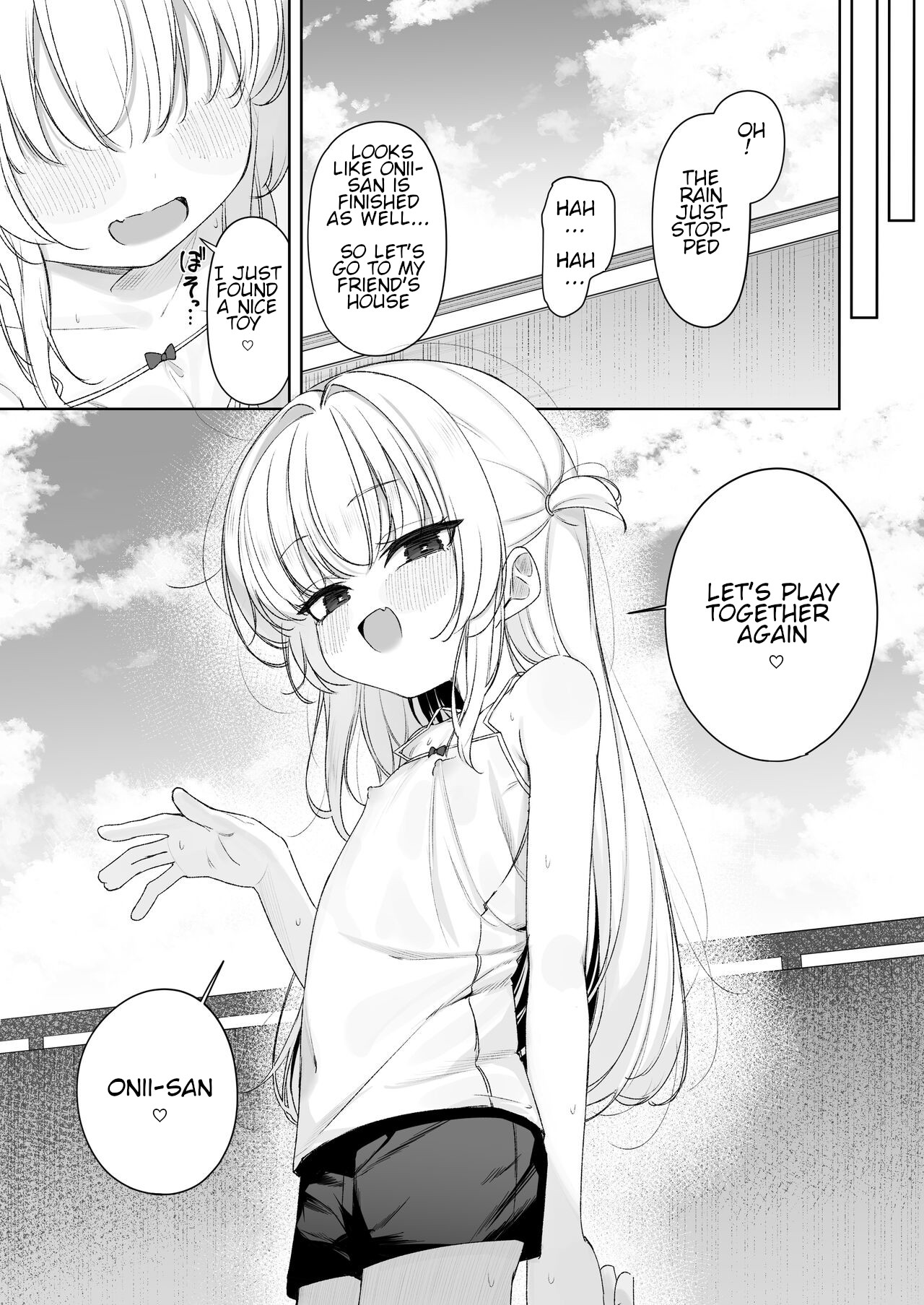 Loli after the rain ~ A story about being assaulted by a brat page 32