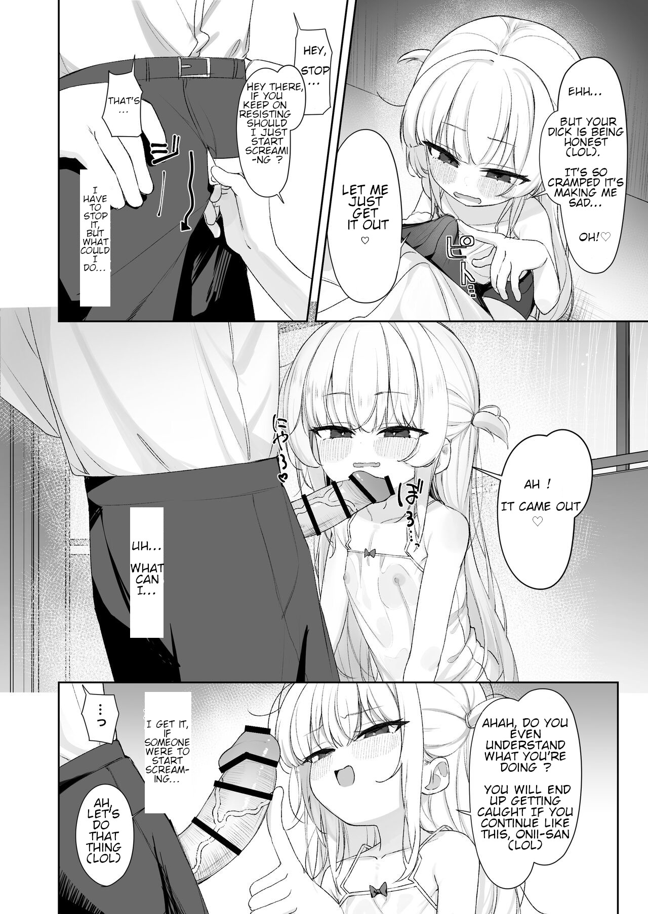 Loli after the rain ~ A story about being assaulted by a brat page 7