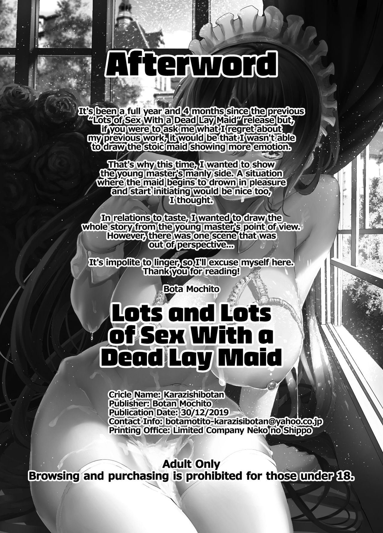 Lots and Lots of Sex With a Dead Lay Maid page 22