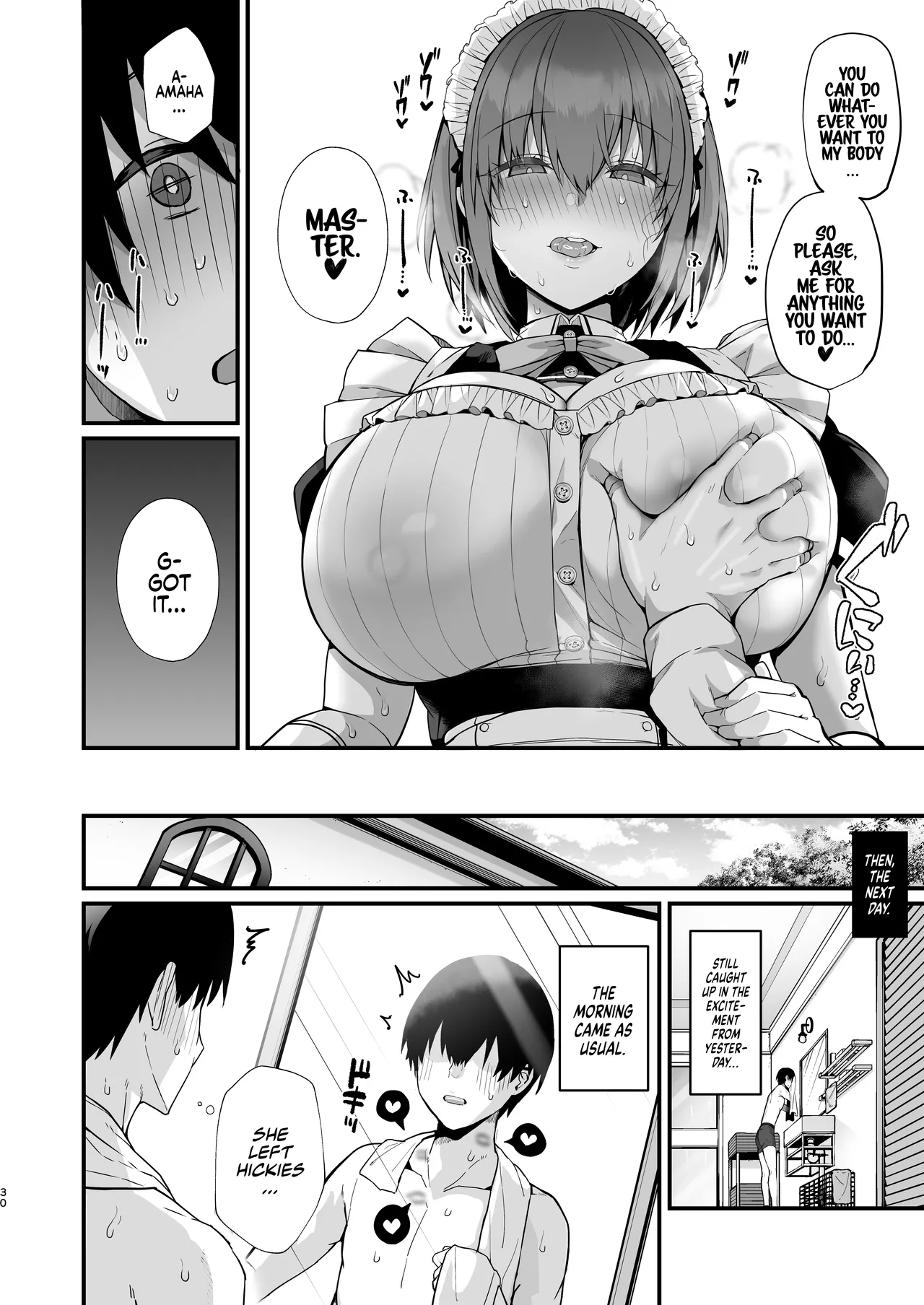 Love Maid - A Story about having lots of Sex with a Sweet, Super-loving Big-breasted Sexy Maid page 31