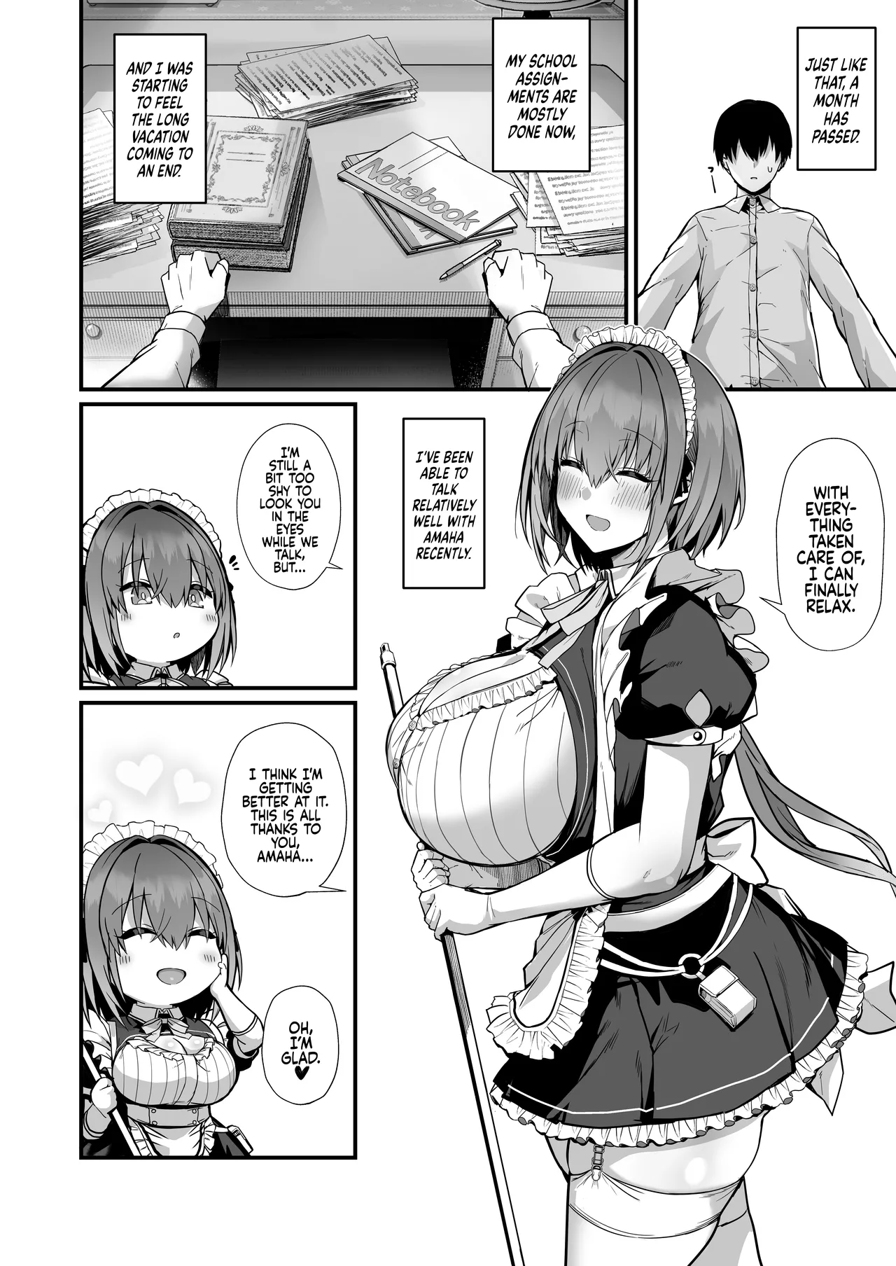 Love Maid - A Story about having lots of Sex with a Sweet, Super-loving Big-breasted Sexy Maid page 43
