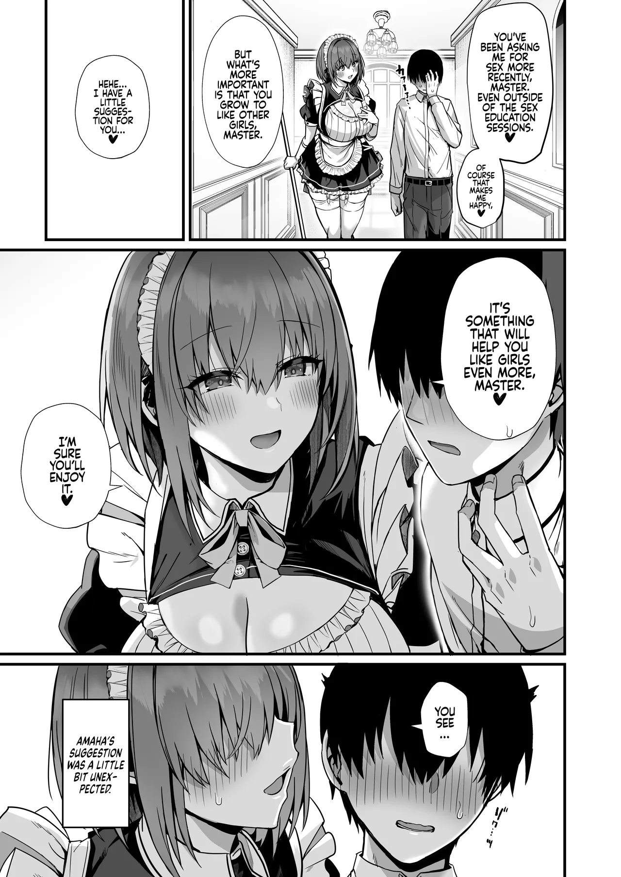 Love Maid - A Story about having lots of Sex with a Sweet, Super-loving Big-breasted Sexy Maid page 44