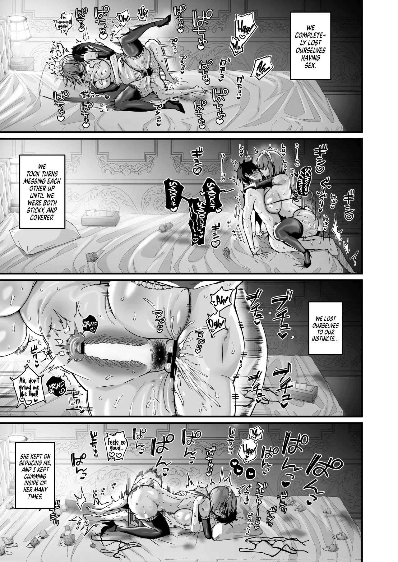 Love Maid - A Story about having lots of Sex with a Sweet, Super-loving Big-breasted Sexy Maid page 60