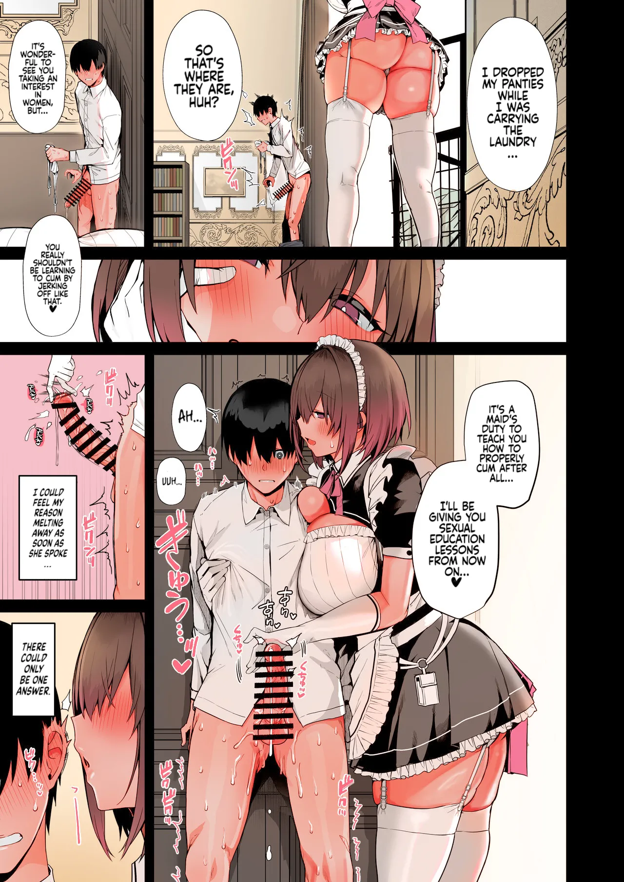 Love Maid -Yasashikute Amaama na Kyonyuu Ero Maid San to SEX Shimakuru Ohanashi- page 14