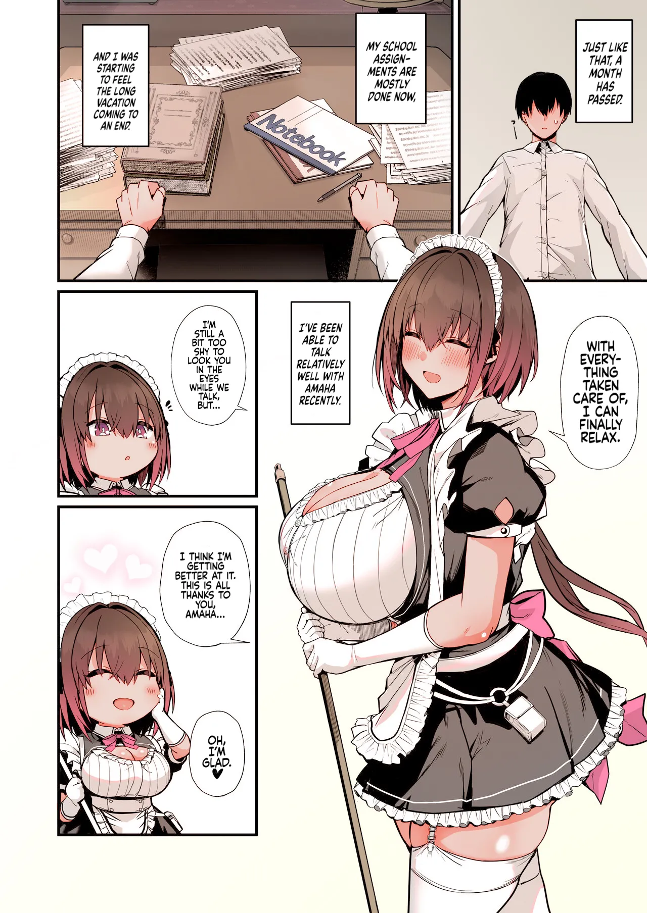 Love Maid -Yasashikute Amaama na Kyonyuu Ero Maid San to SEX Shimakuru Ohanashi- page 41