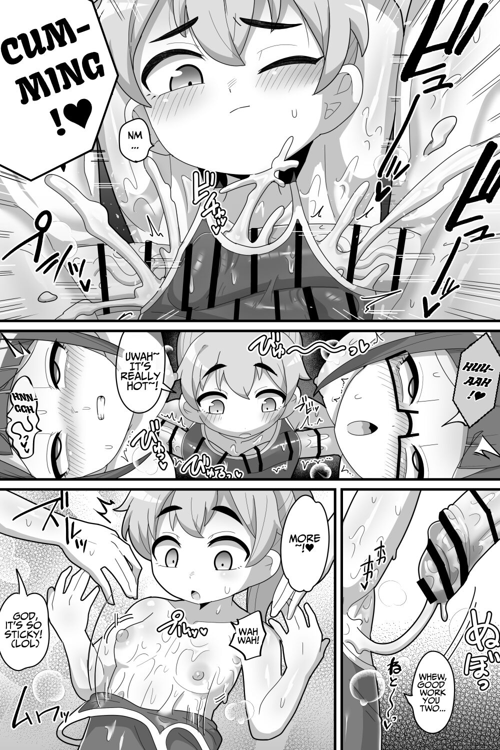 Loved Too Much by My Futanari Twin Step-sisters page 12