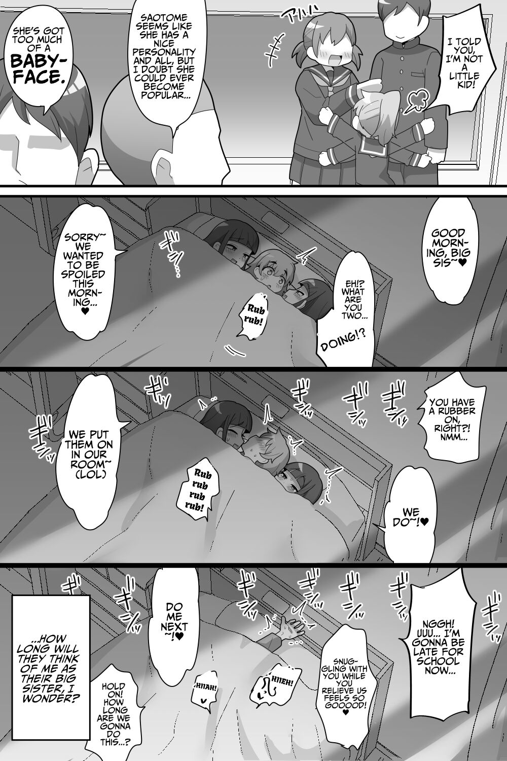 Loved Too Much by My Futanari Twin Step-sisters page 18