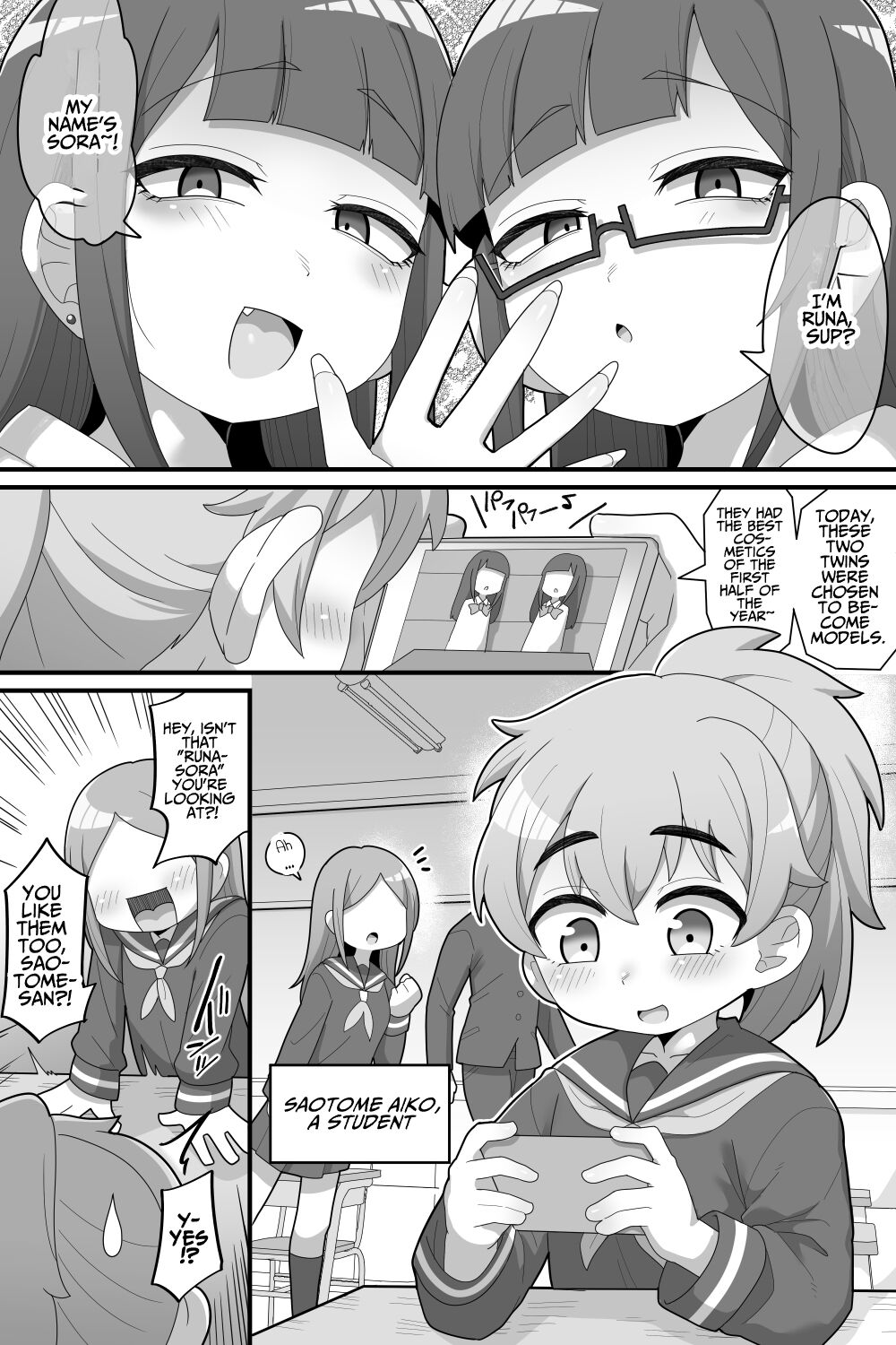 Loved Too Much by My Futanari Twin Step-sisters page 3