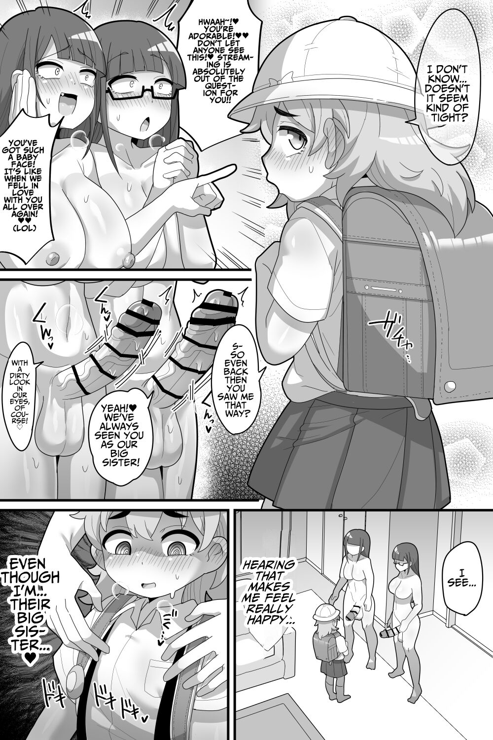 Loved Too Much by My Futanari Twin Step-sisters page 35