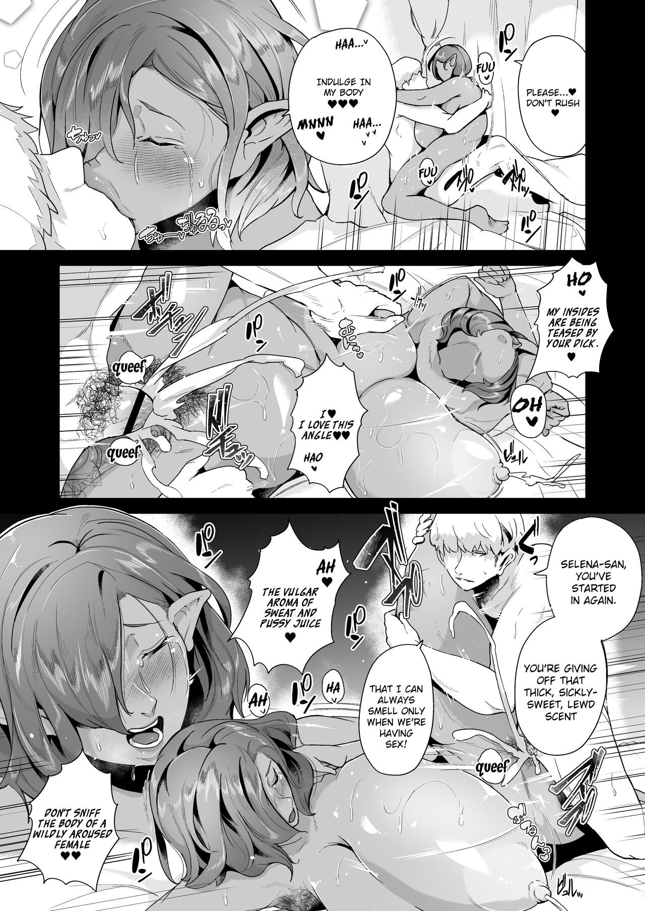 Lovey-dovey Devirginization Life with a Big Titty Middle Aged Dark Elf Woman page 36