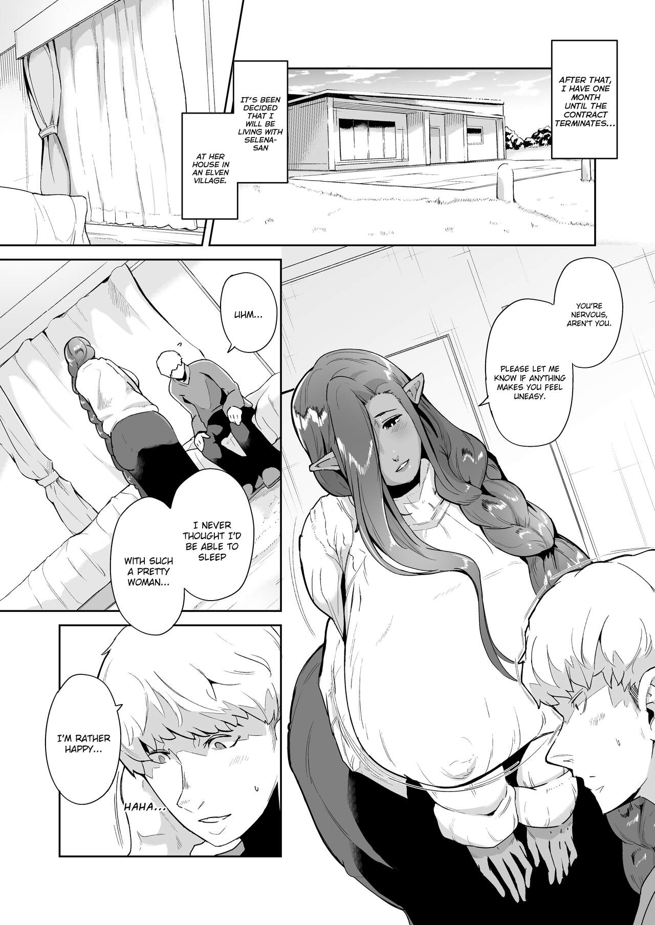 Lovey-dovey Devirginization Life with a Big Titty Middle Aged Dark Elf Woman page 5