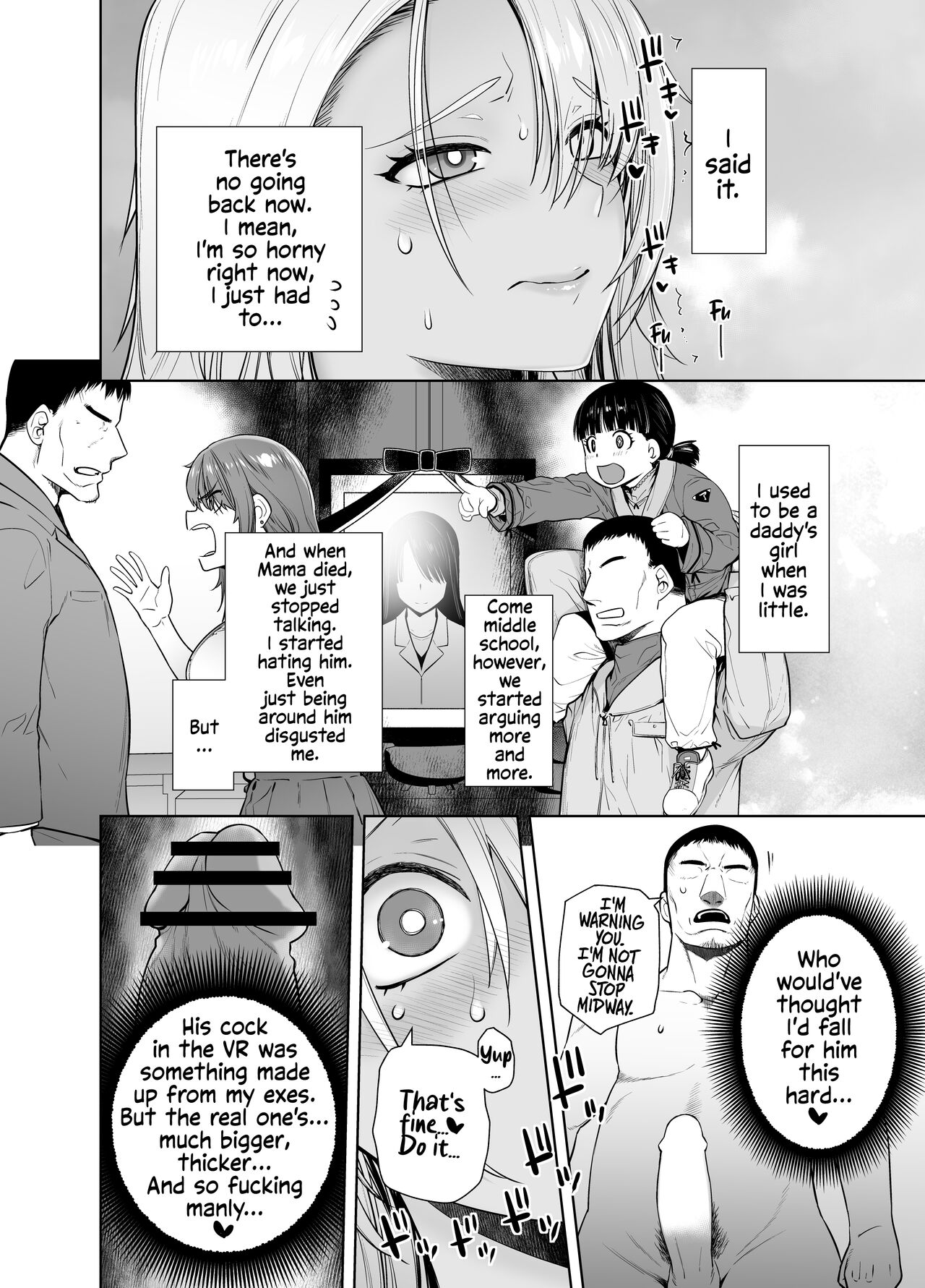 Lovey-Dovey Fuck of a Gal and Her Father page 24