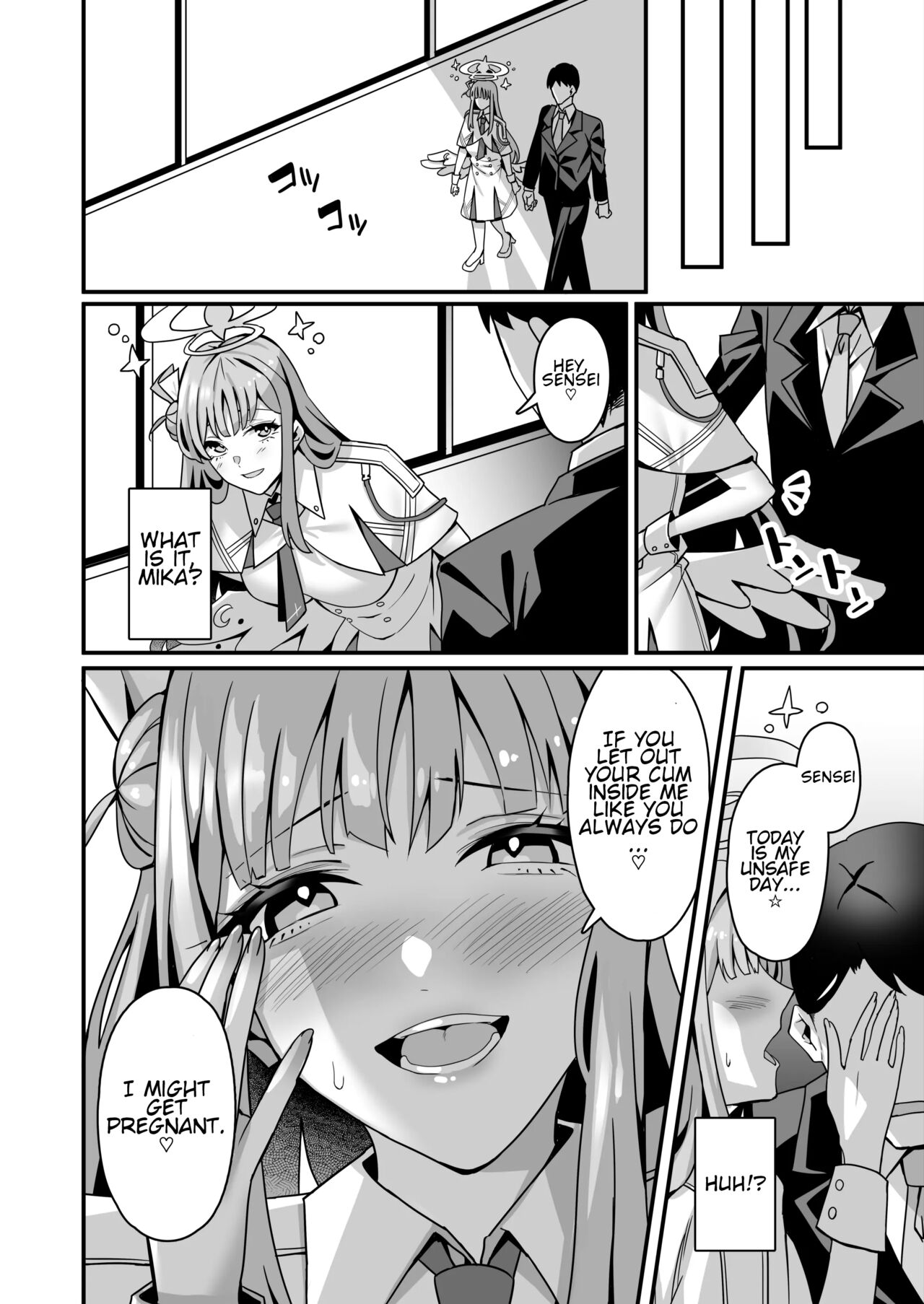 Lovey Dovey Impregnation Sex With Mika! page 15