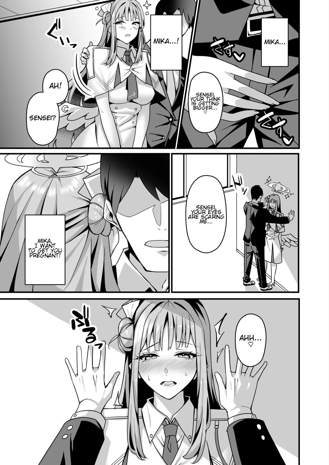 Lovey Dovey Impregnation Sex With Mika! page 16