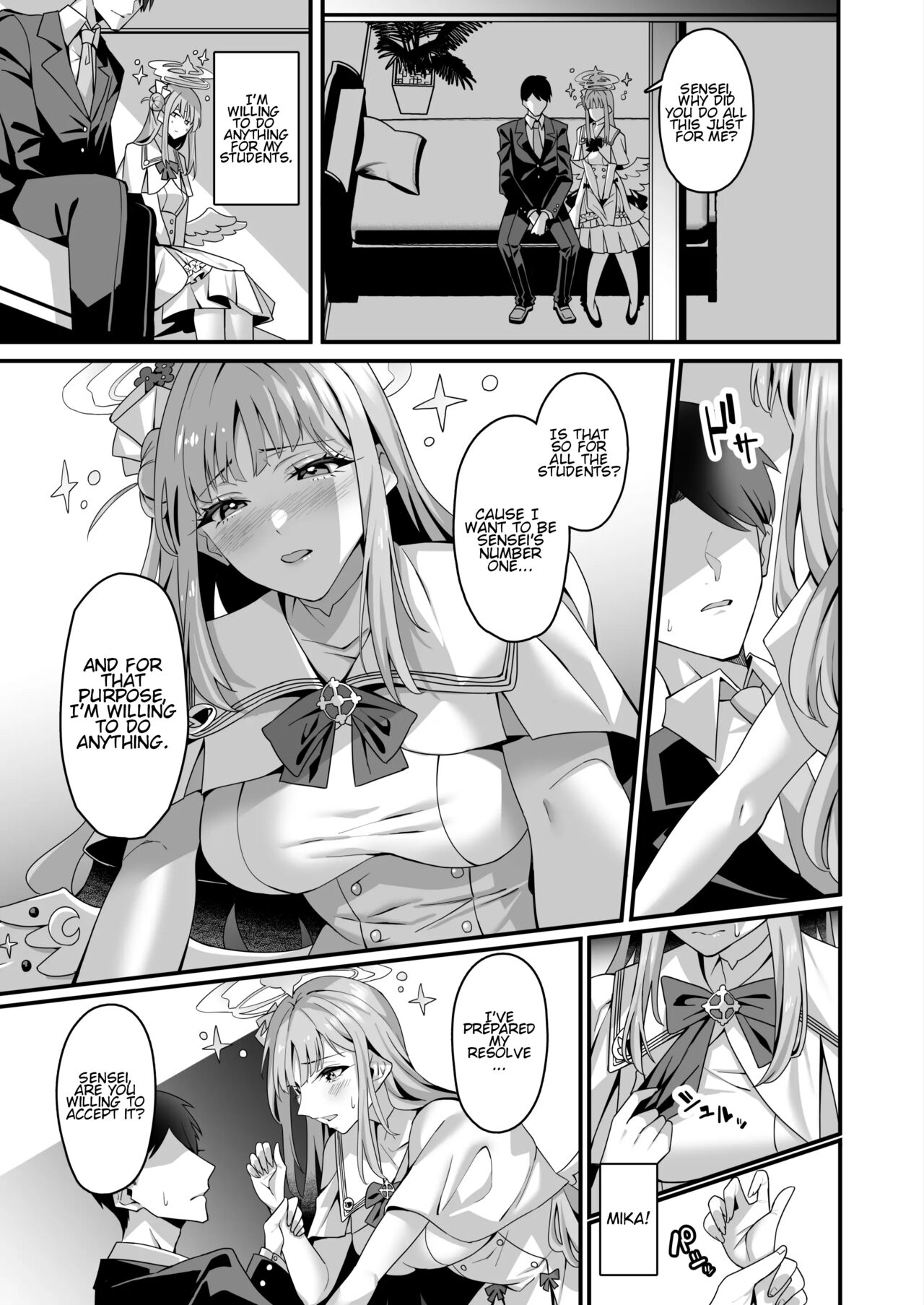 Lovey Dovey Impregnation Sex With Mika! page 4