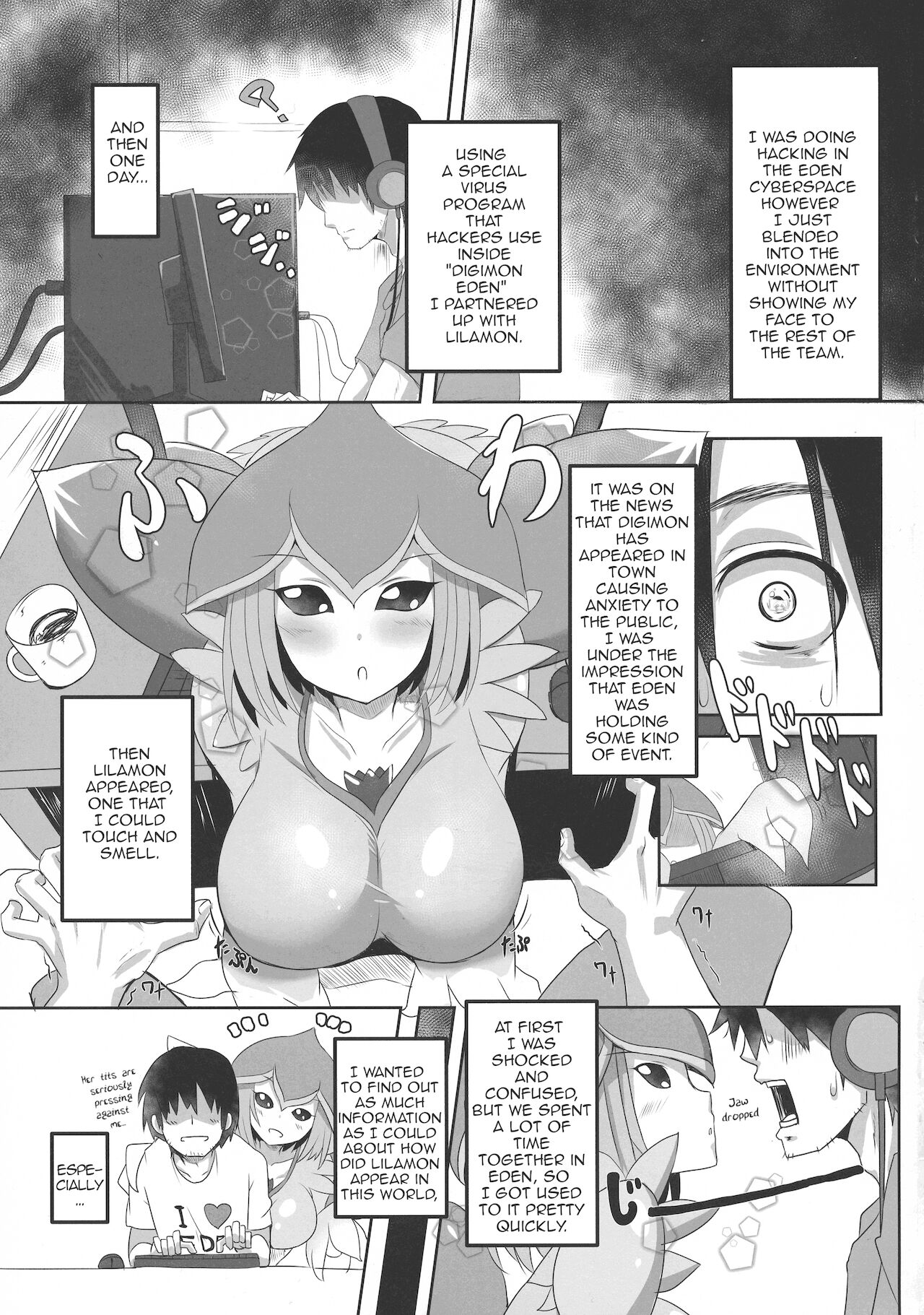 Lovey-Dovey Sex Life with Lilamon (COMIC1☆12) [8cm (Various)] EVOLUTION! page 3