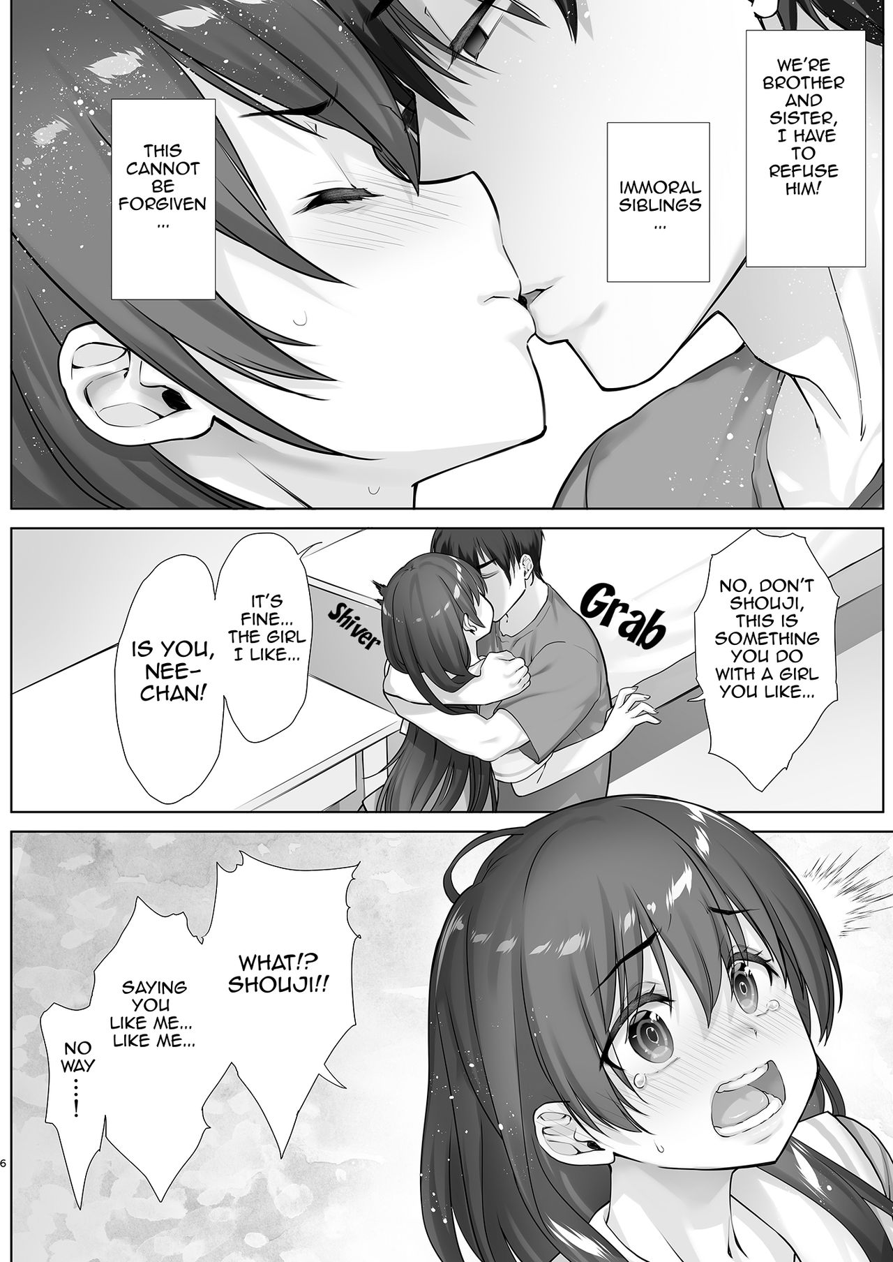 Low Resilience JK Big Sister Manami Won't Defy her S Younger Brother page 6
