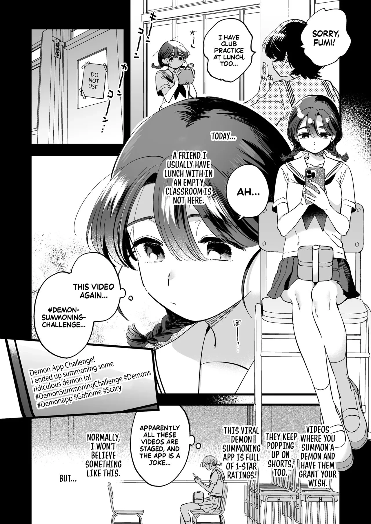 Lunchtime with a Futanari Demon. page 4
