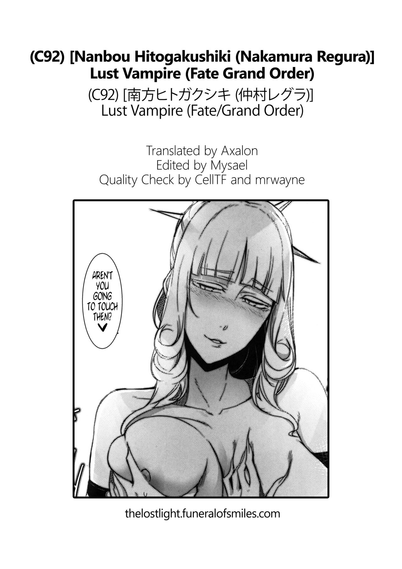 Lust Vampire (Fate/Grand Order) [English] =The Lost Light= page 29