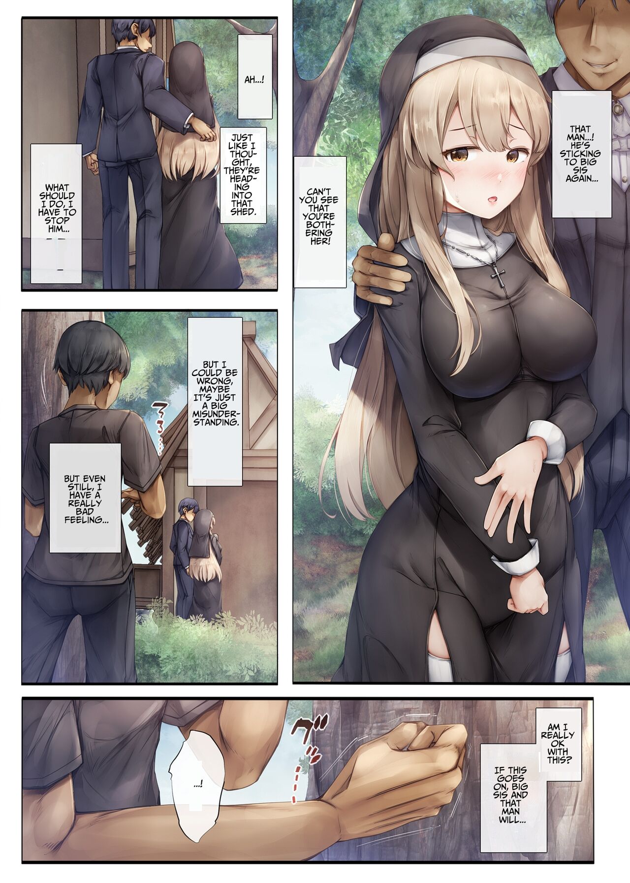 Machihazure no Seijo-sama Daisuki na Onee-chan wa Boku no Shiranai Otoko no Mono page 24