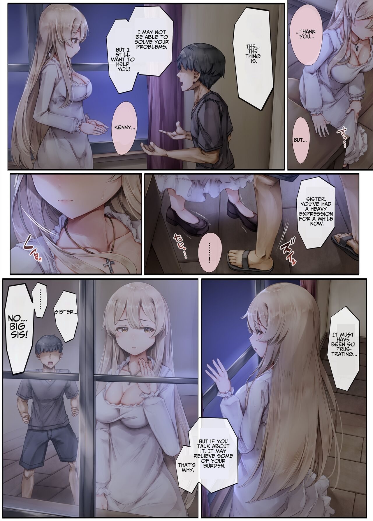 Machihazure no Seijo-sama Daisuki na Onee-chan wa Boku no Shiranai Otoko no Mono page 56