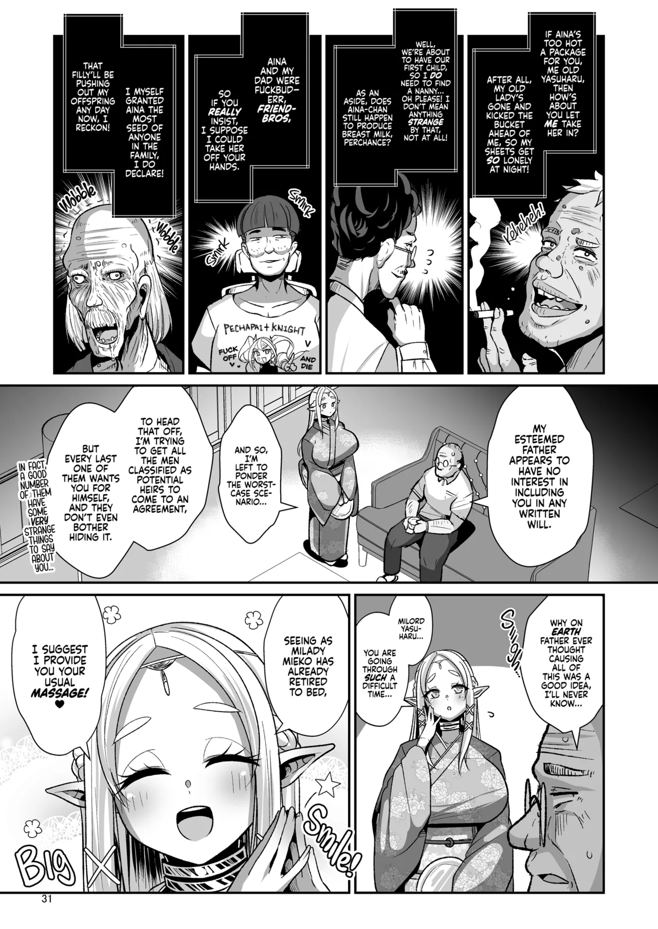 Machinations of an Elven Concubine Part One: Deathbed page 33