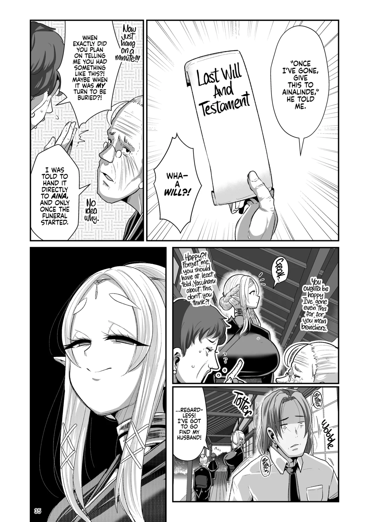Machinations of an Elven Concubine Part Two: Funeral page 37